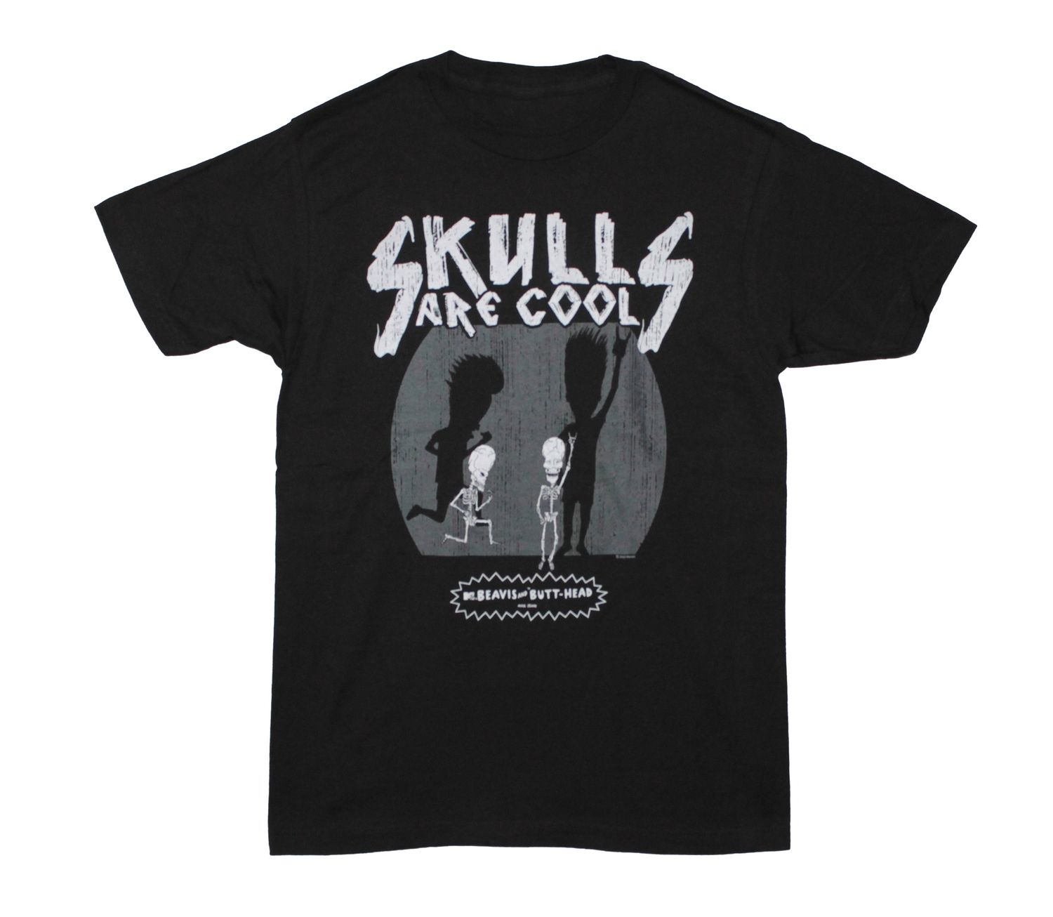 Beavis and Butthead Skulls are Cool - BLK