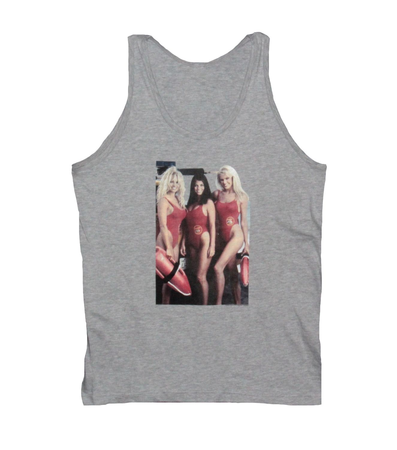 Baywatch - Girls Group Photo - HTHR GRY TANK