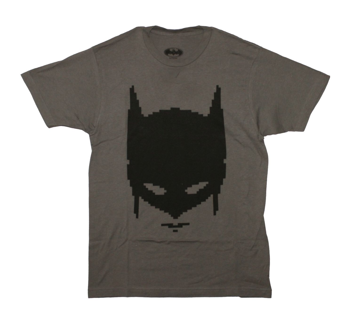 Batman Pixelated Head - Charcoal