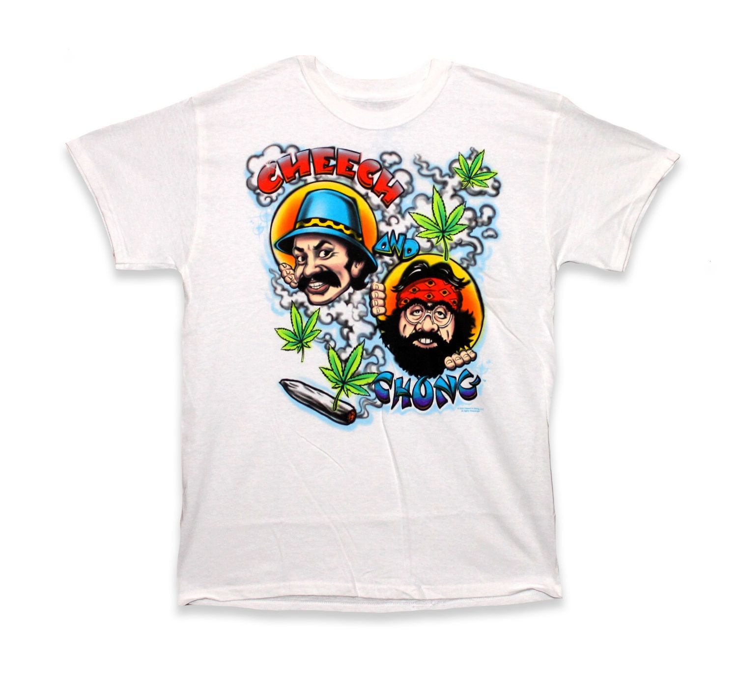 Cheech and Chong Airbrush - White