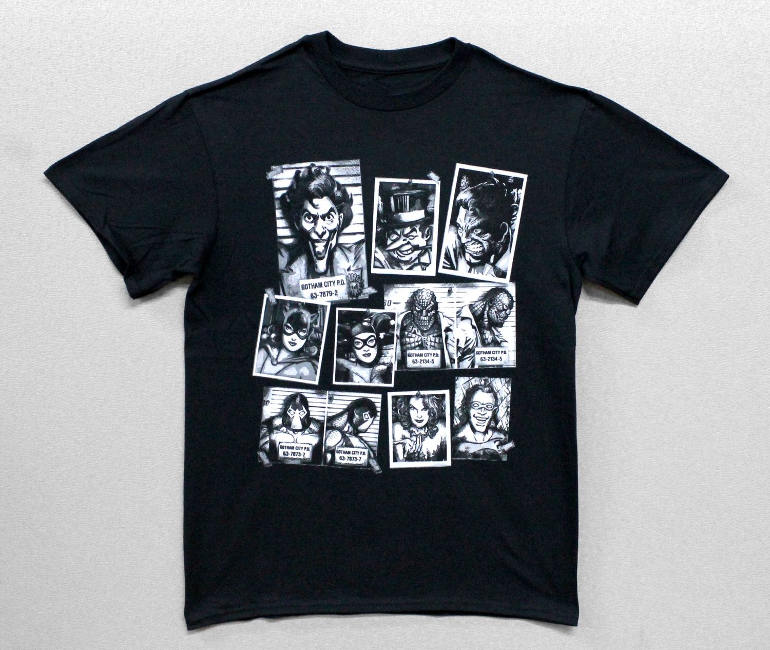 DC Villains Mug Shots - Black