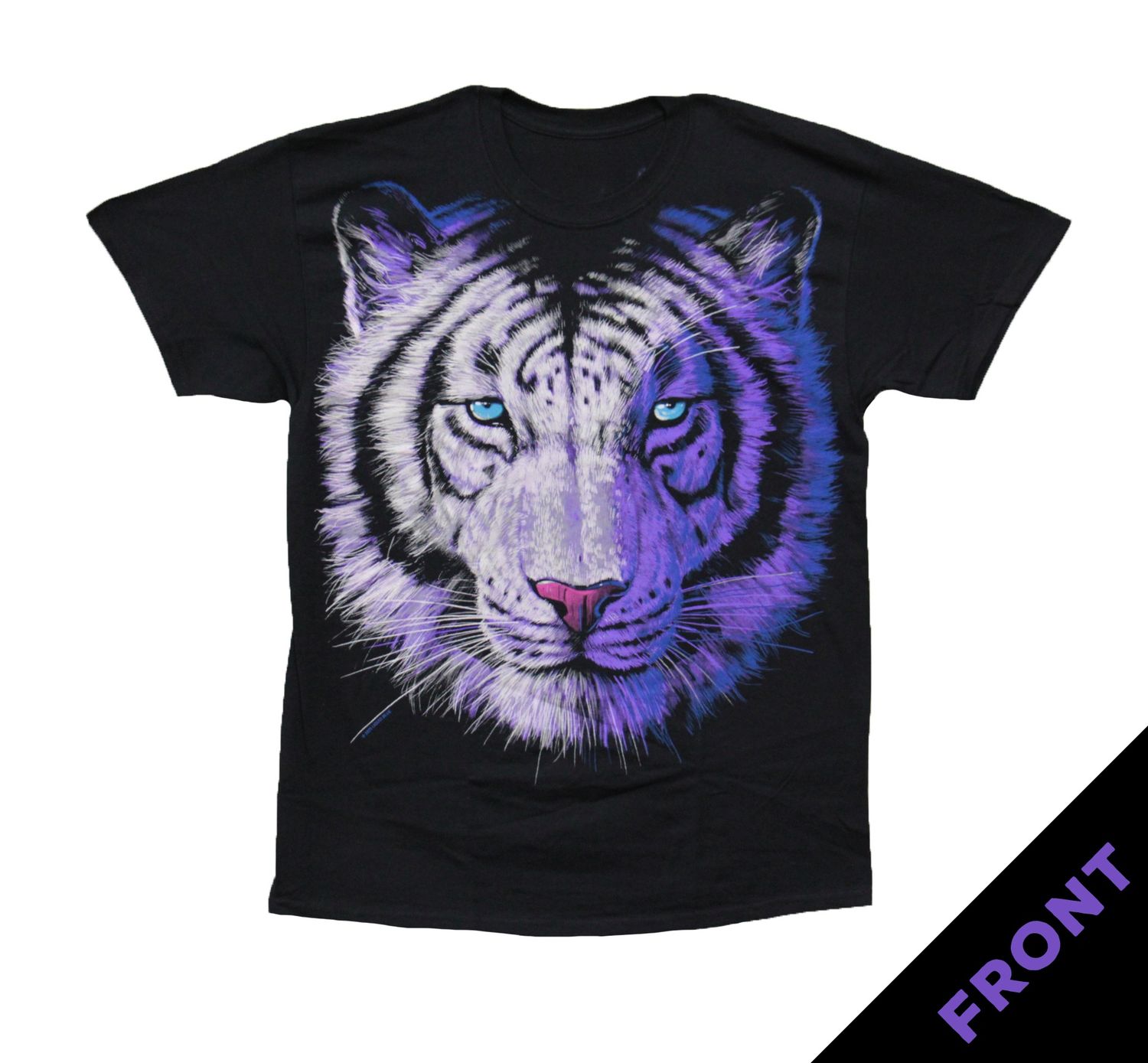 Fantasy - White Tiger (w/ blue and purple) - BLK