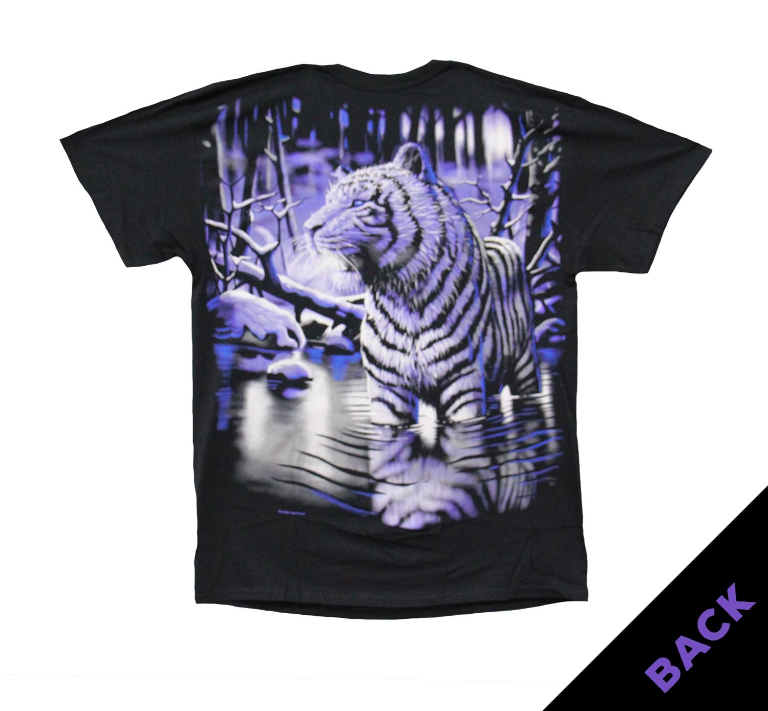 Fantasy - White Tiger (w/ blue and purple) - BLK