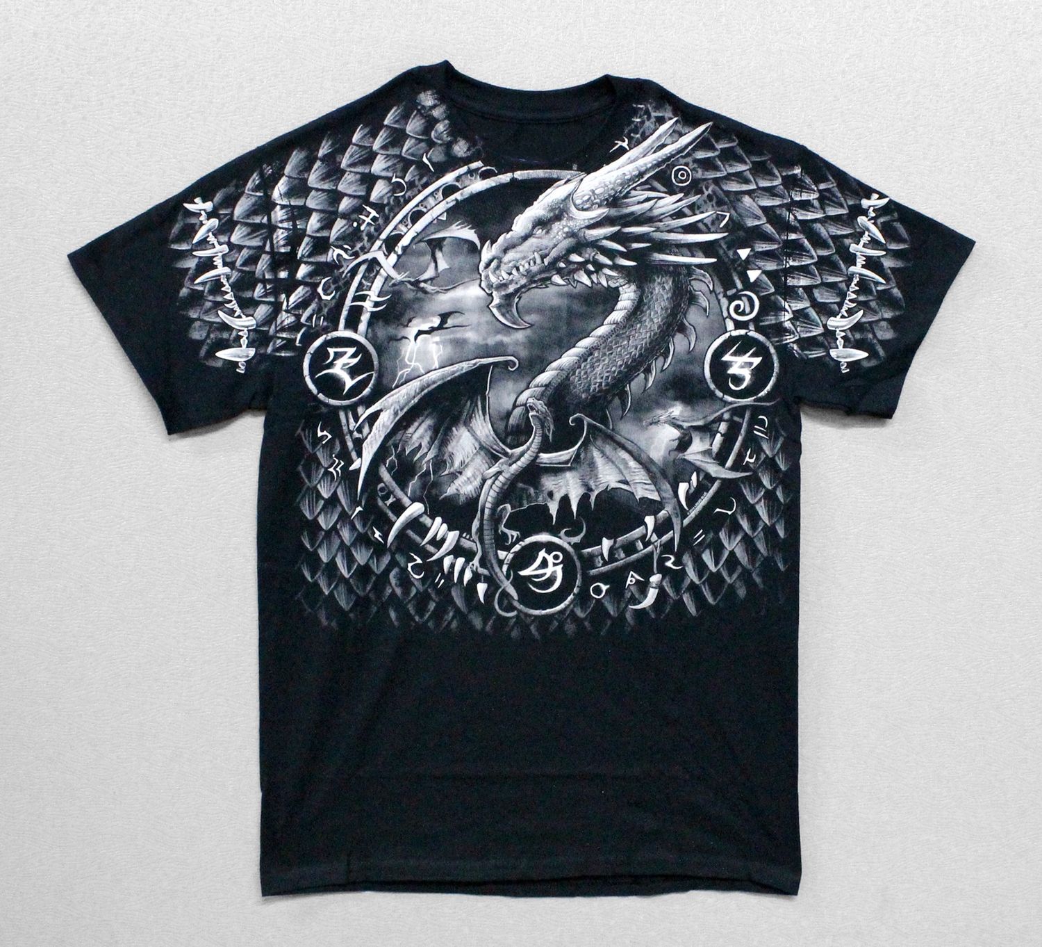 Fantasy Dragon Dreamcatcher - Black