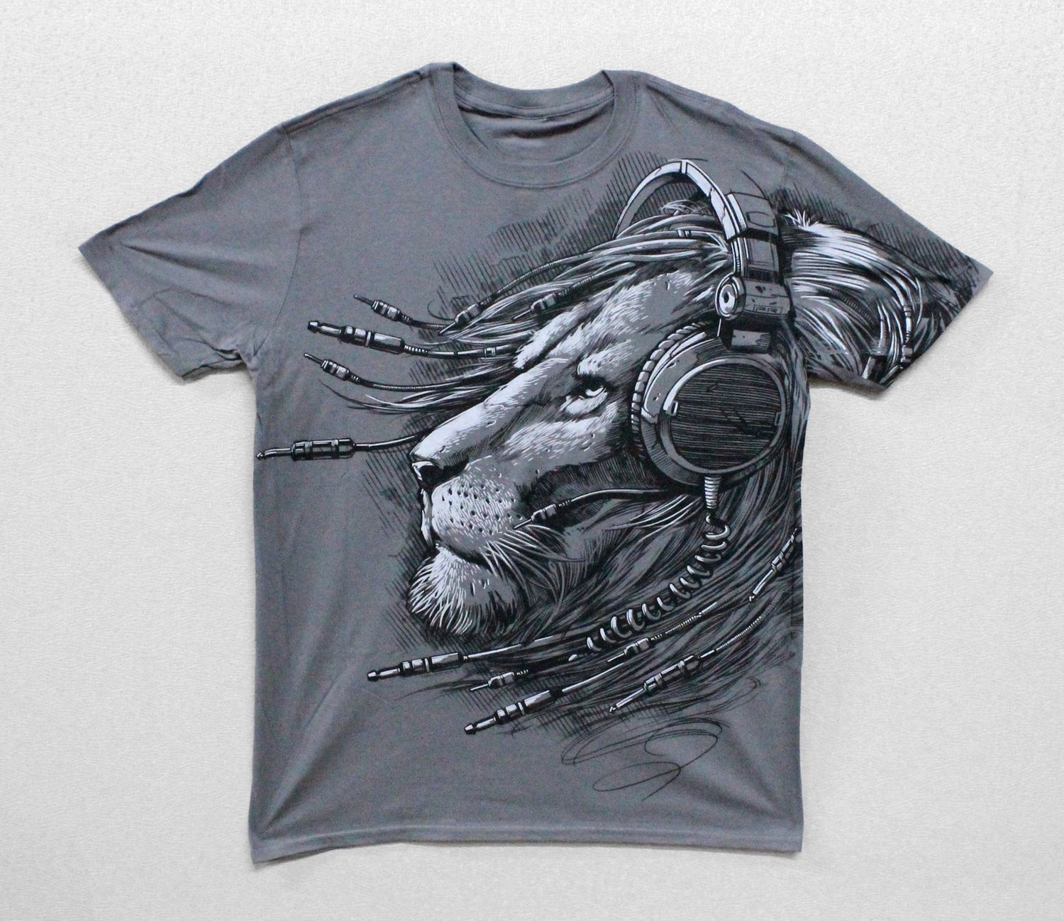 Fantasy Lion Wired Mane-Dark Grey