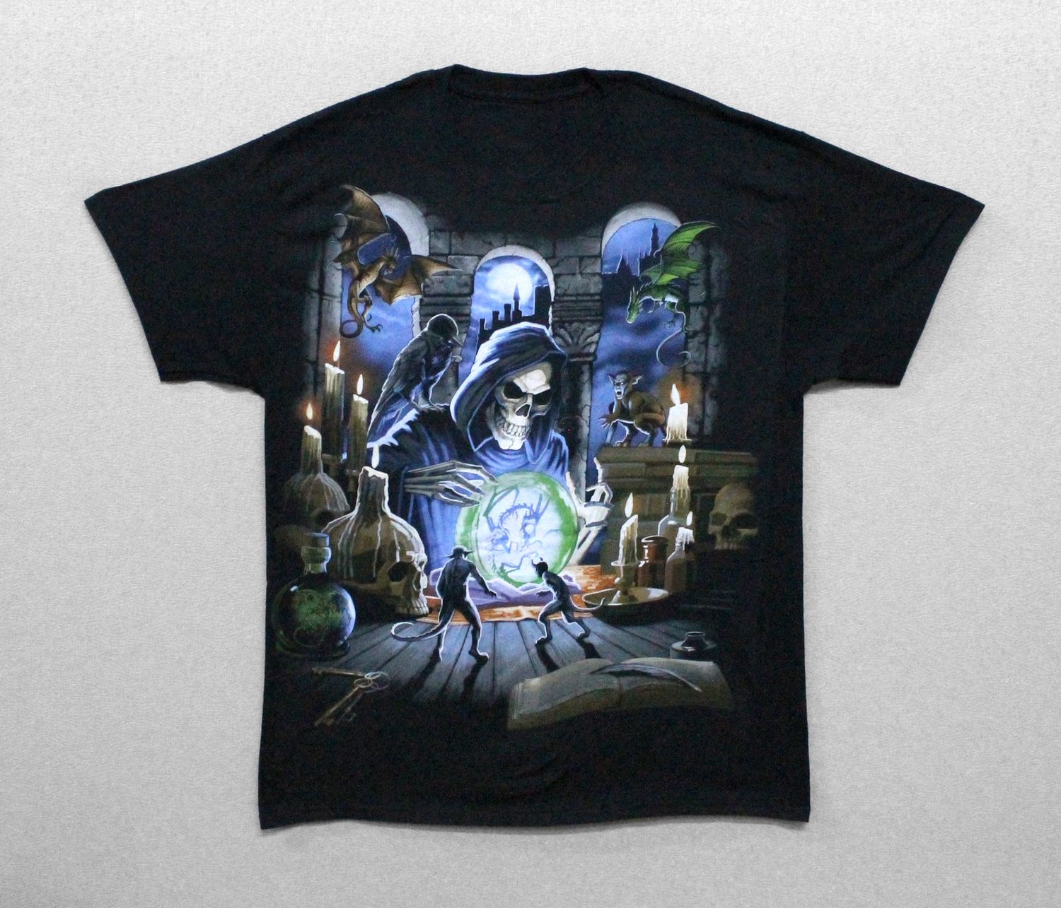 Fantasy Reaper Crystal Ball-Black