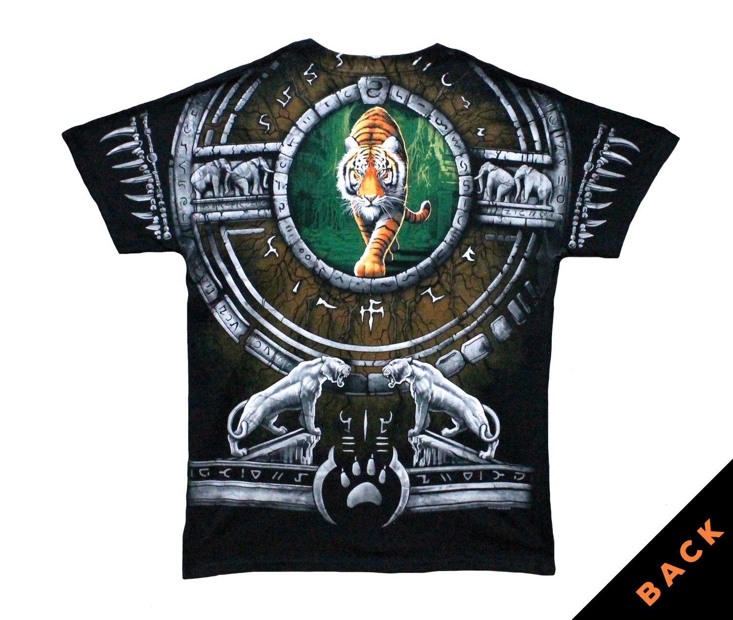 Fantasy Tribal Tiger - Black