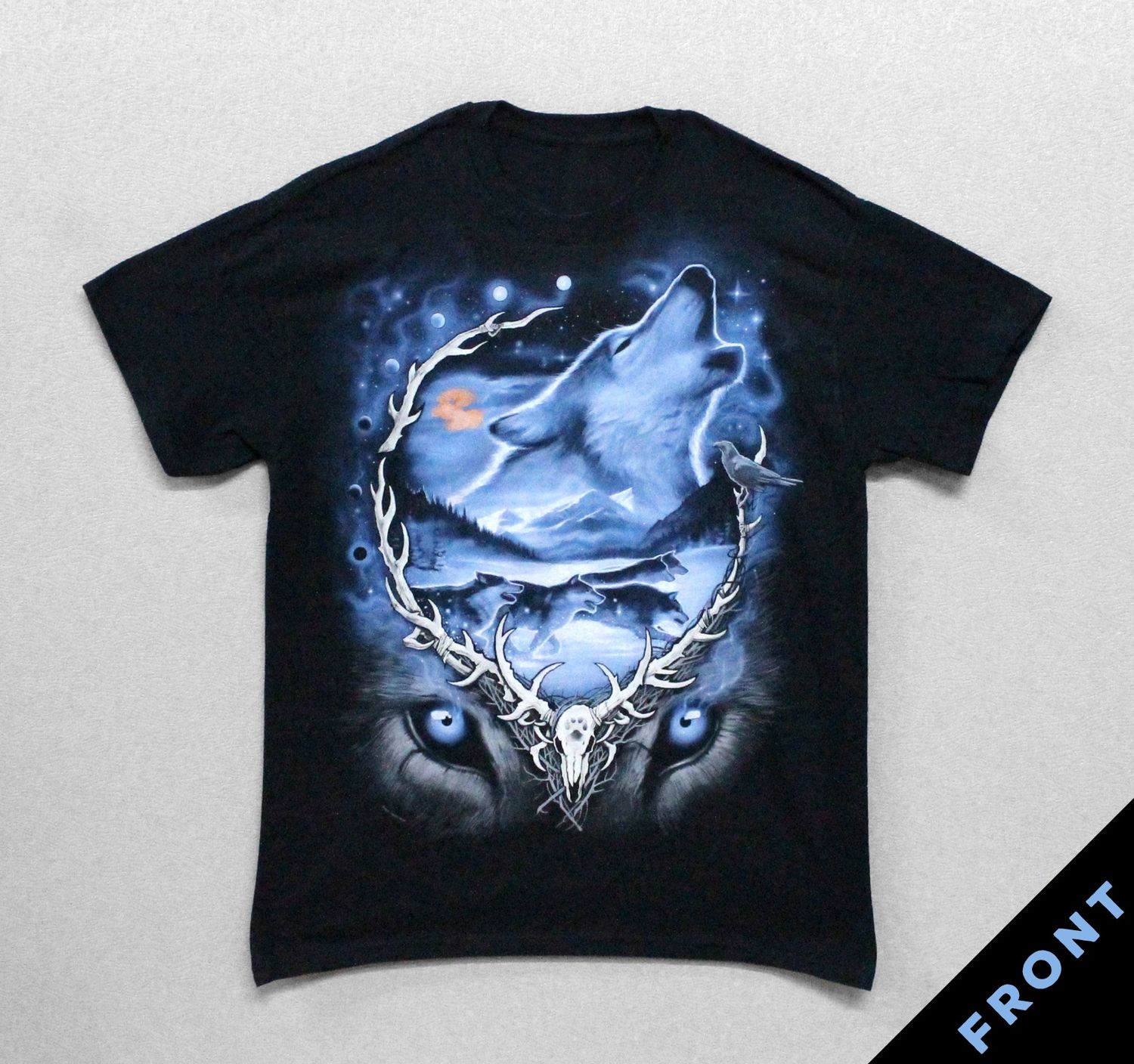 Fantasy Wolf Run - Black