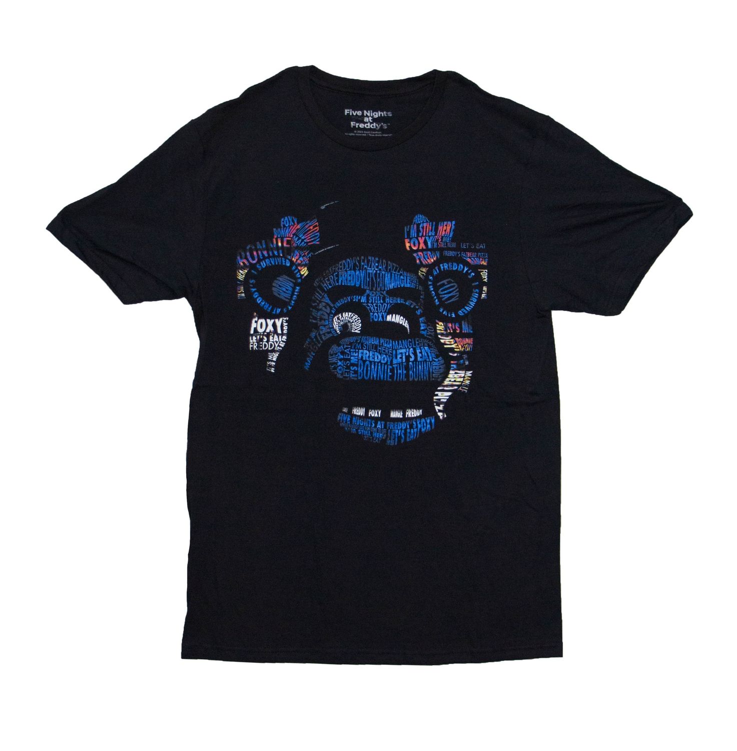 Five Nights at Freddy's Verbiage Face - Black