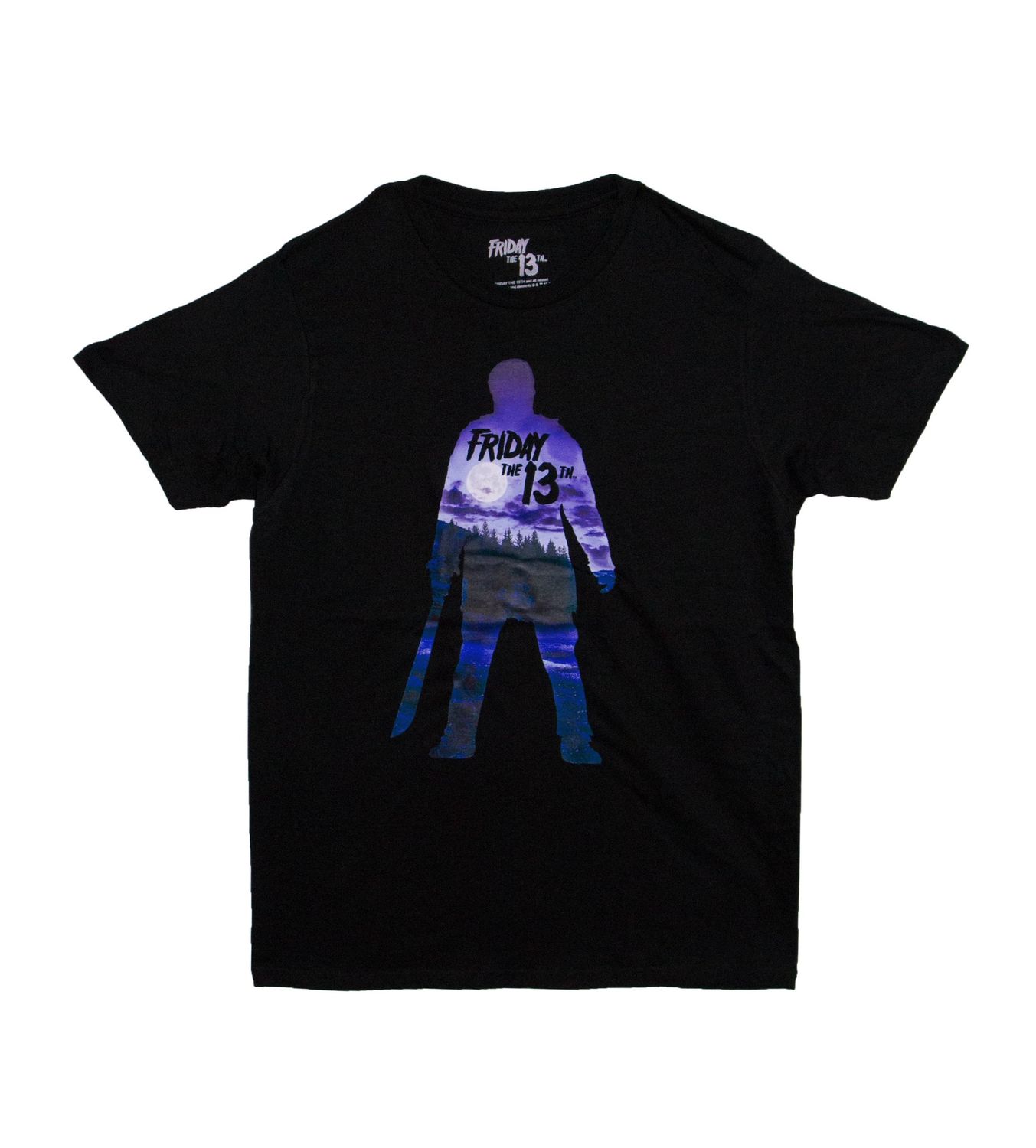 Friday the 13th Silhouette Forest - Black