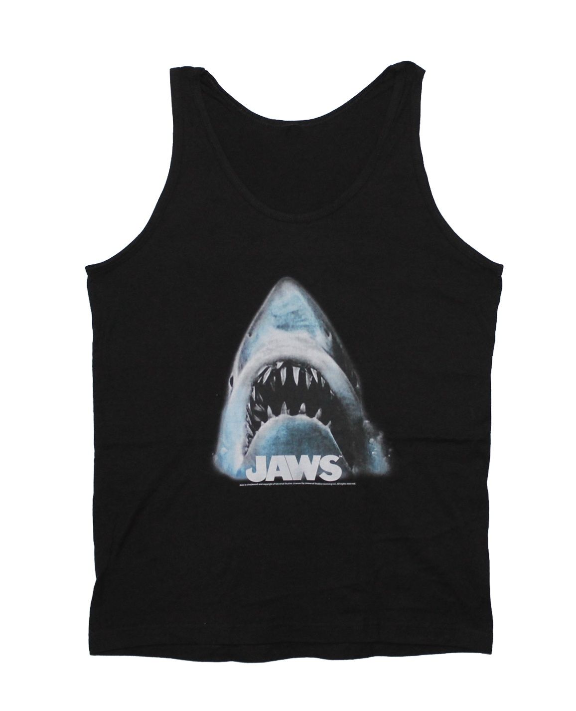 Jaws Head Logo Tank Top - Black