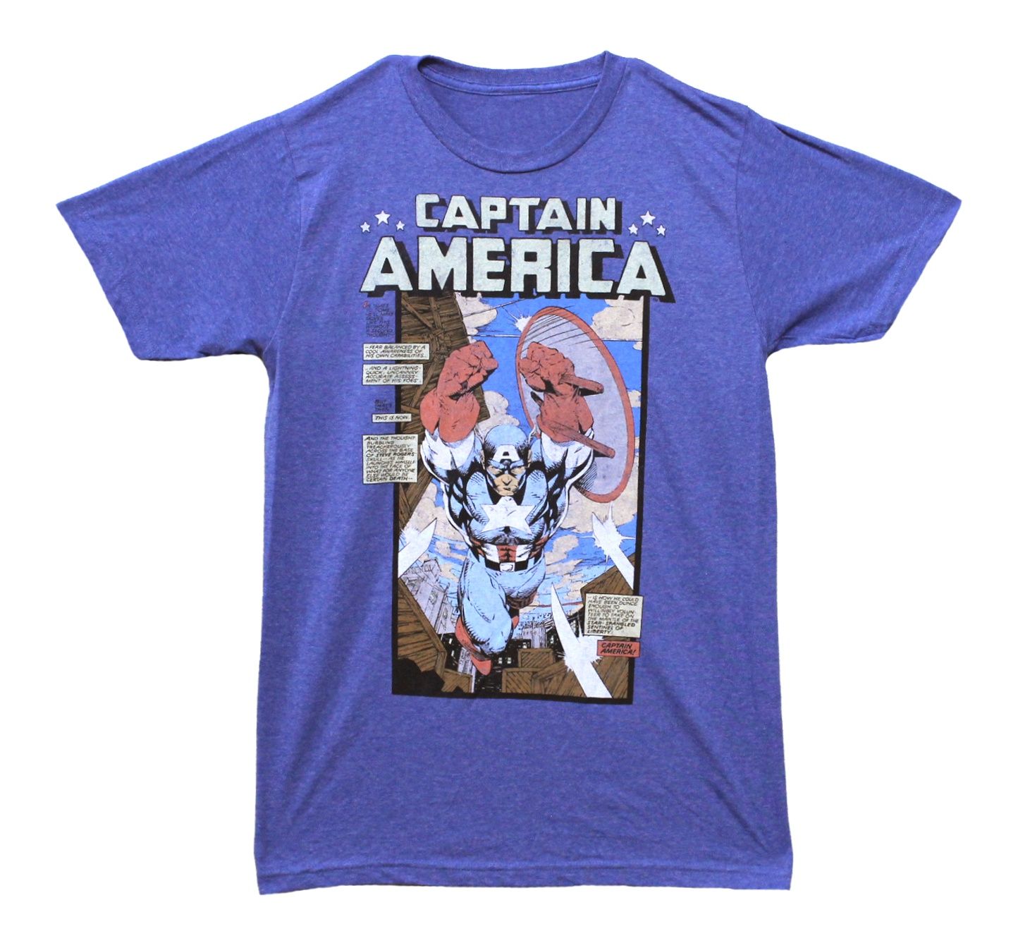 Marvel Captain America Panel-Royal Heather