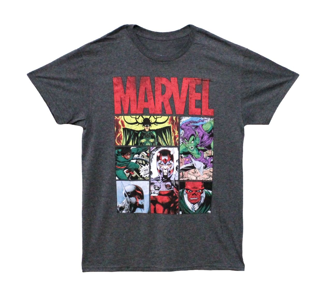 Marvel Villains Comic - Dark Heather Grey