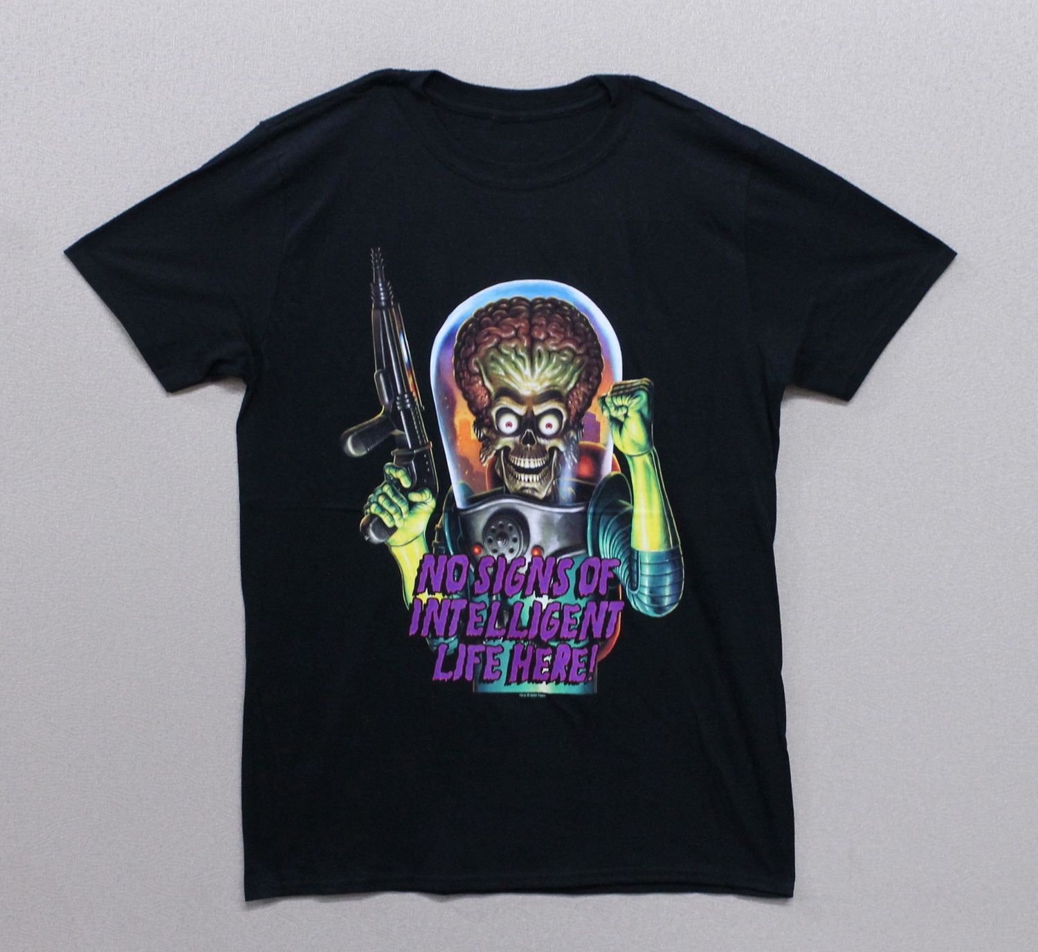 Mars Attacks No Signs of Intelligent Life - Black
