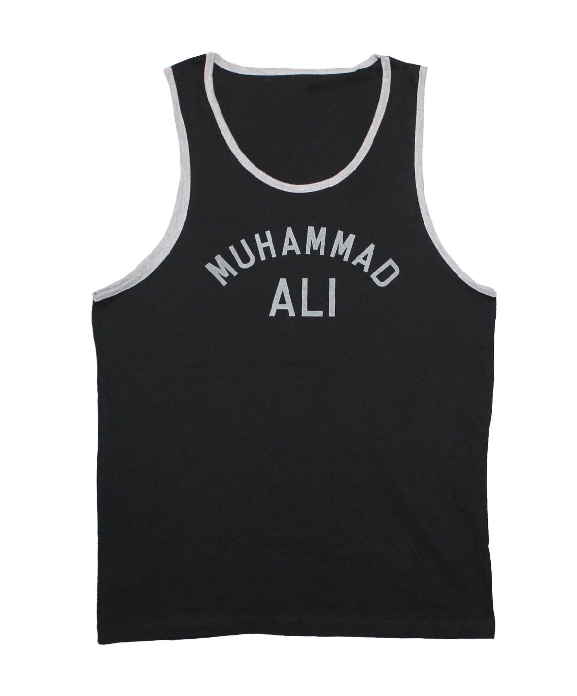 Muhammad Ali ArchLi Black Tank w/ Gray Piping
