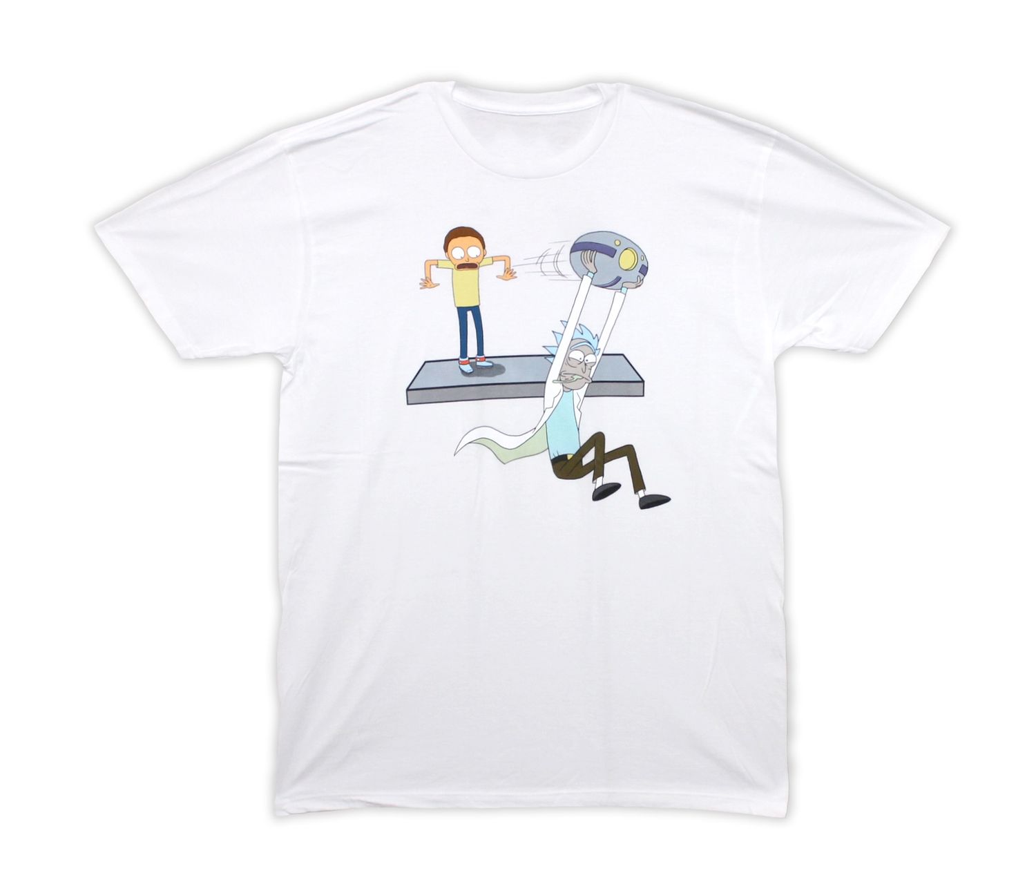 Rick and Morty - Rick Swinging Morty - White