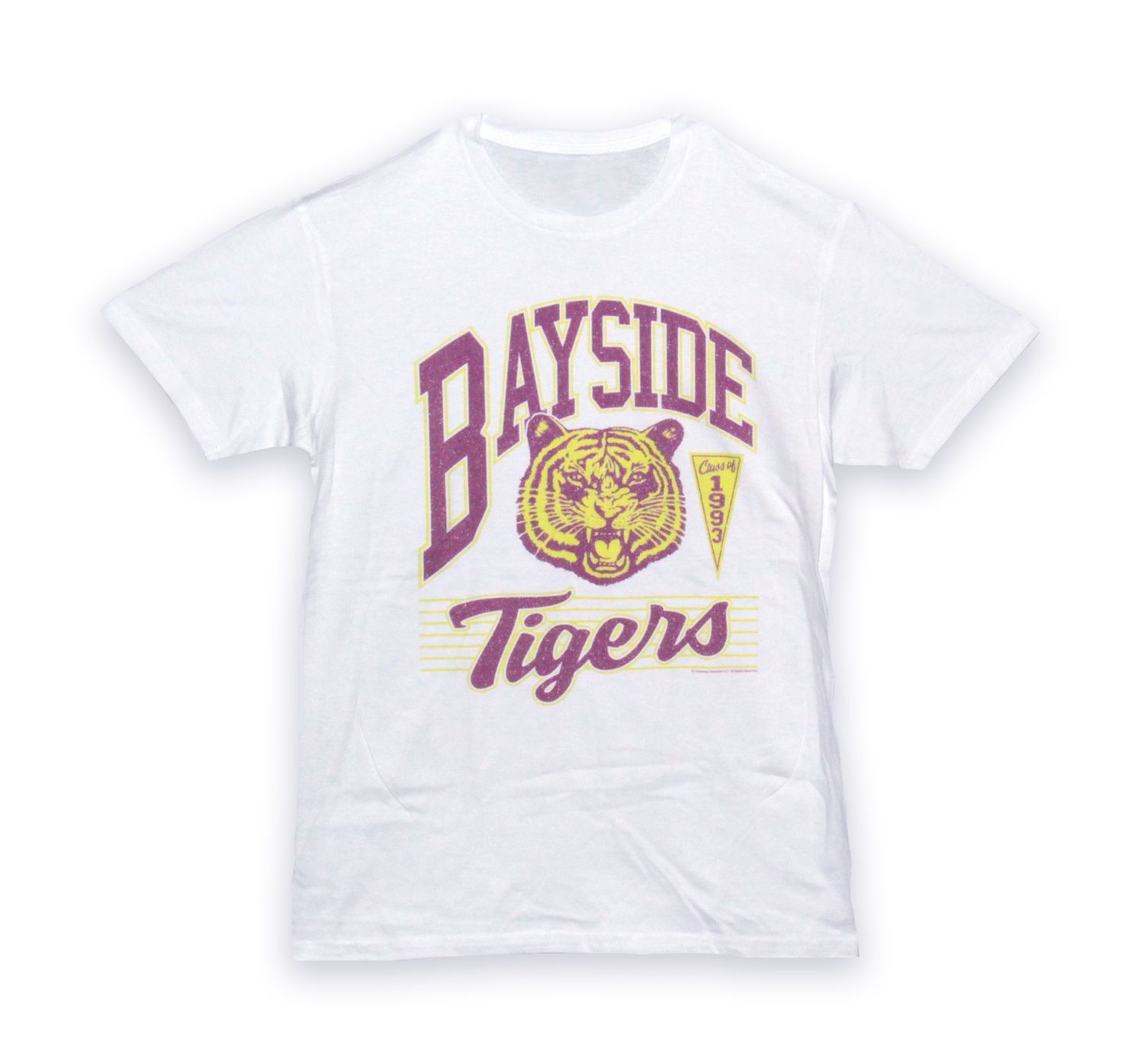 Saved By the Bell - 90s Colours Bayside Tigers 93' - WHT
