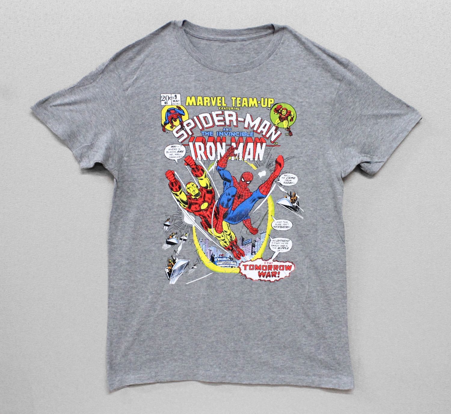 Spider-Man and the Invincible Iron Man - Light Grey