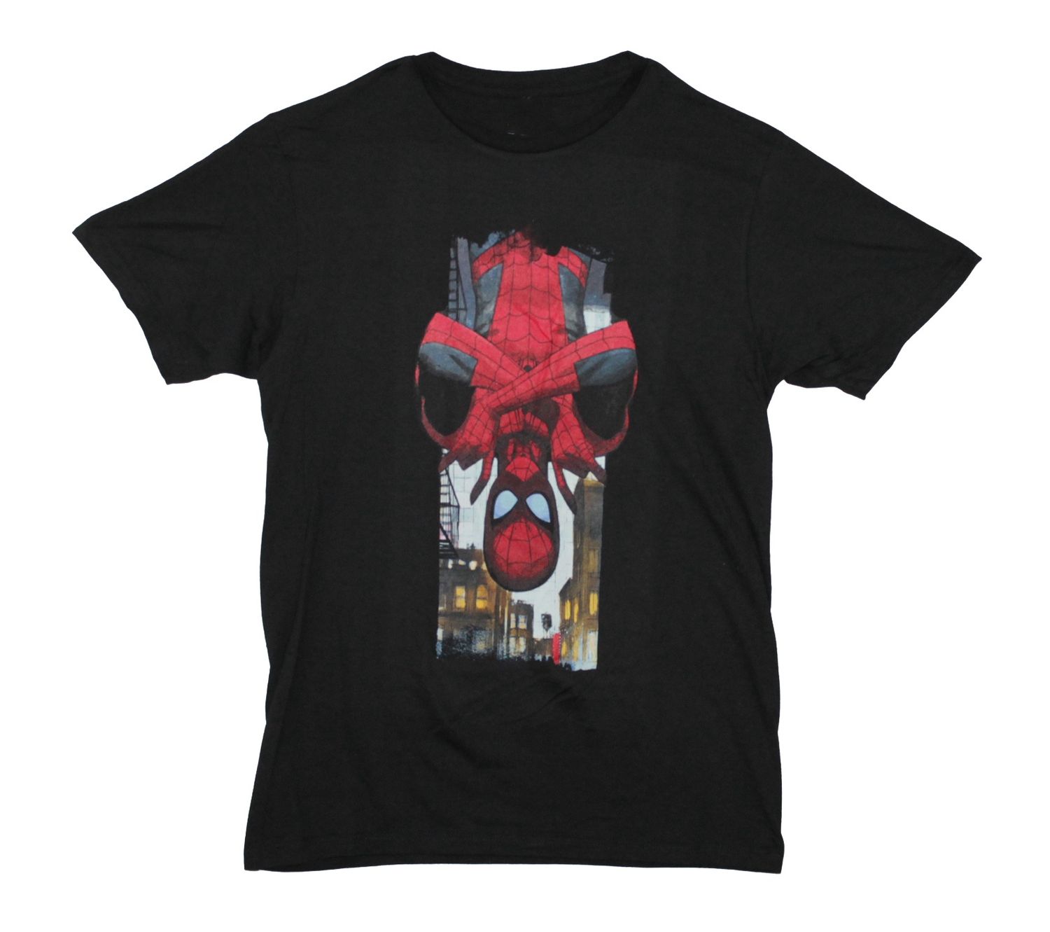 Spiderman Hanging Upside-Down - BLK