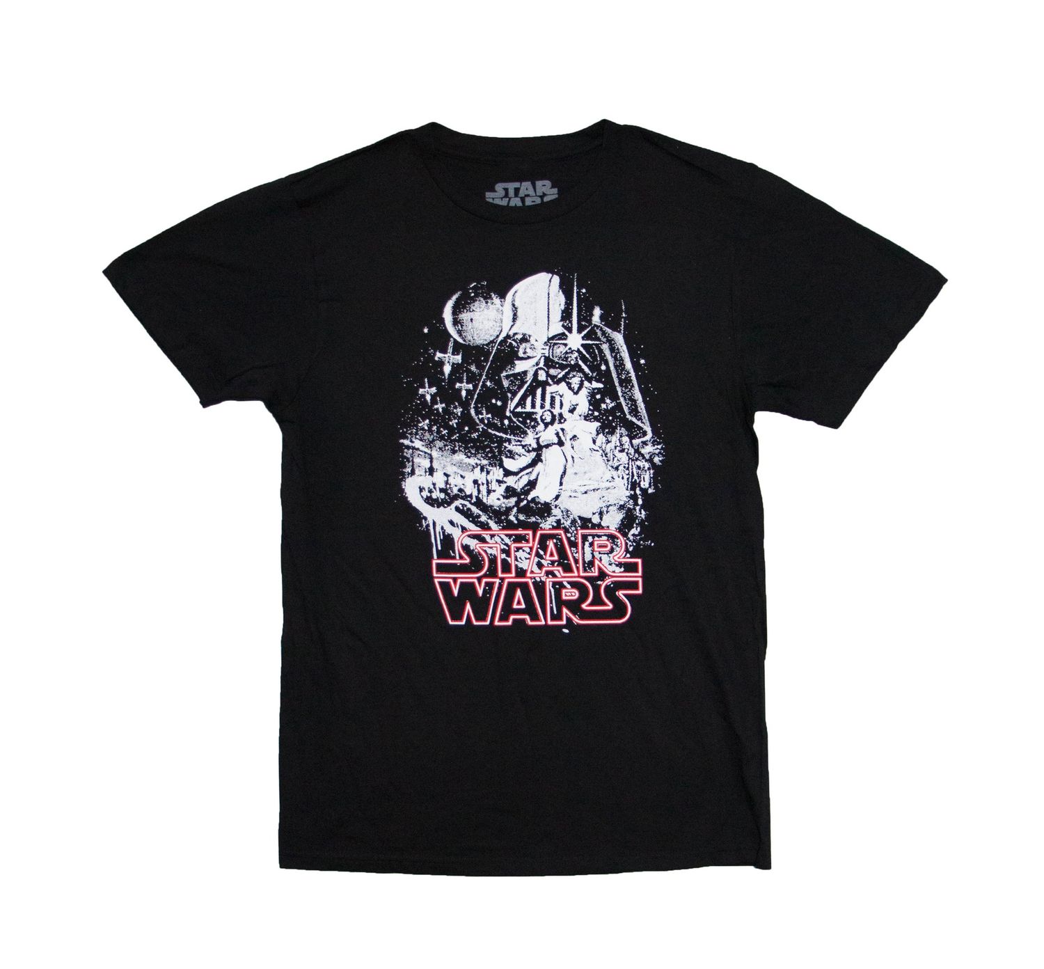 Star Wars New Hope Poster Distressed-BLK