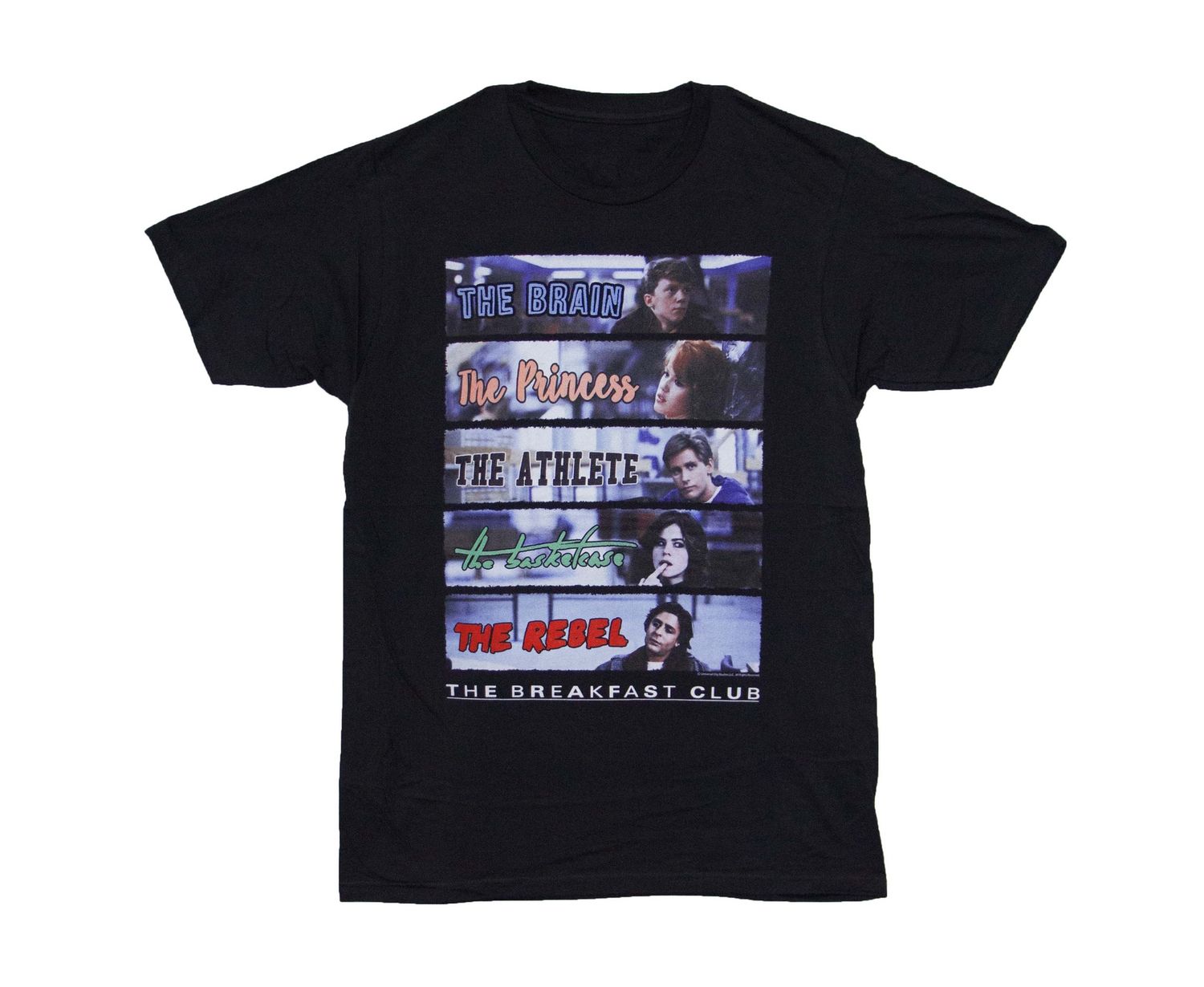 The Breakfast Club - Character Rectangles - BLK