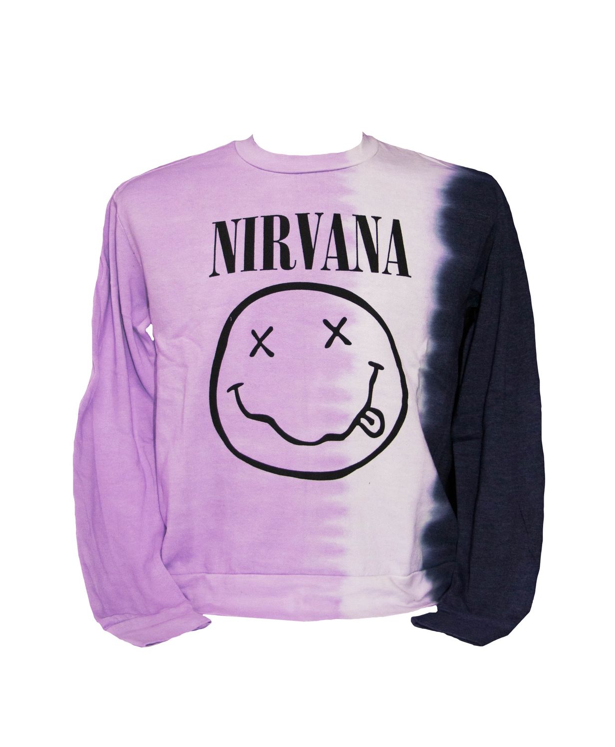 Nirvana - Smiley Crewneck Sweater - PNK/WHT TD