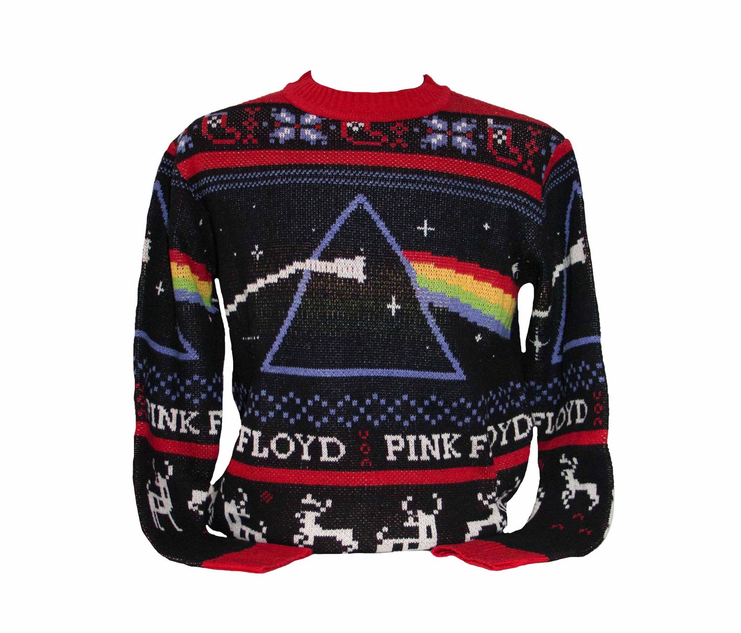 Pink Floyd - DSOTM "Ugly" Xmas Knit Crewneck Sweater