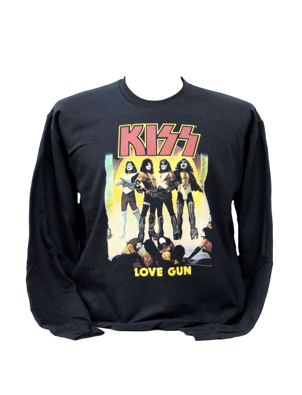 Kiss Love Gun L/S Sweatshirt - BLK
