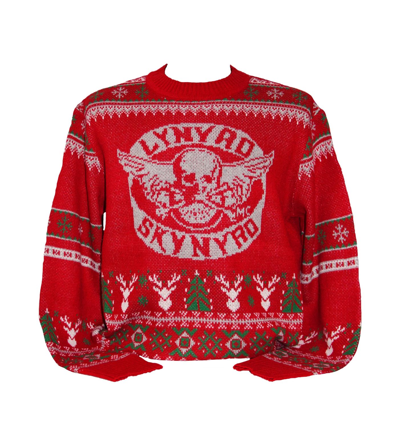 Lynyrd Skynyrd - Logo "Ugly" Xmas Crewneck Knit Sweater