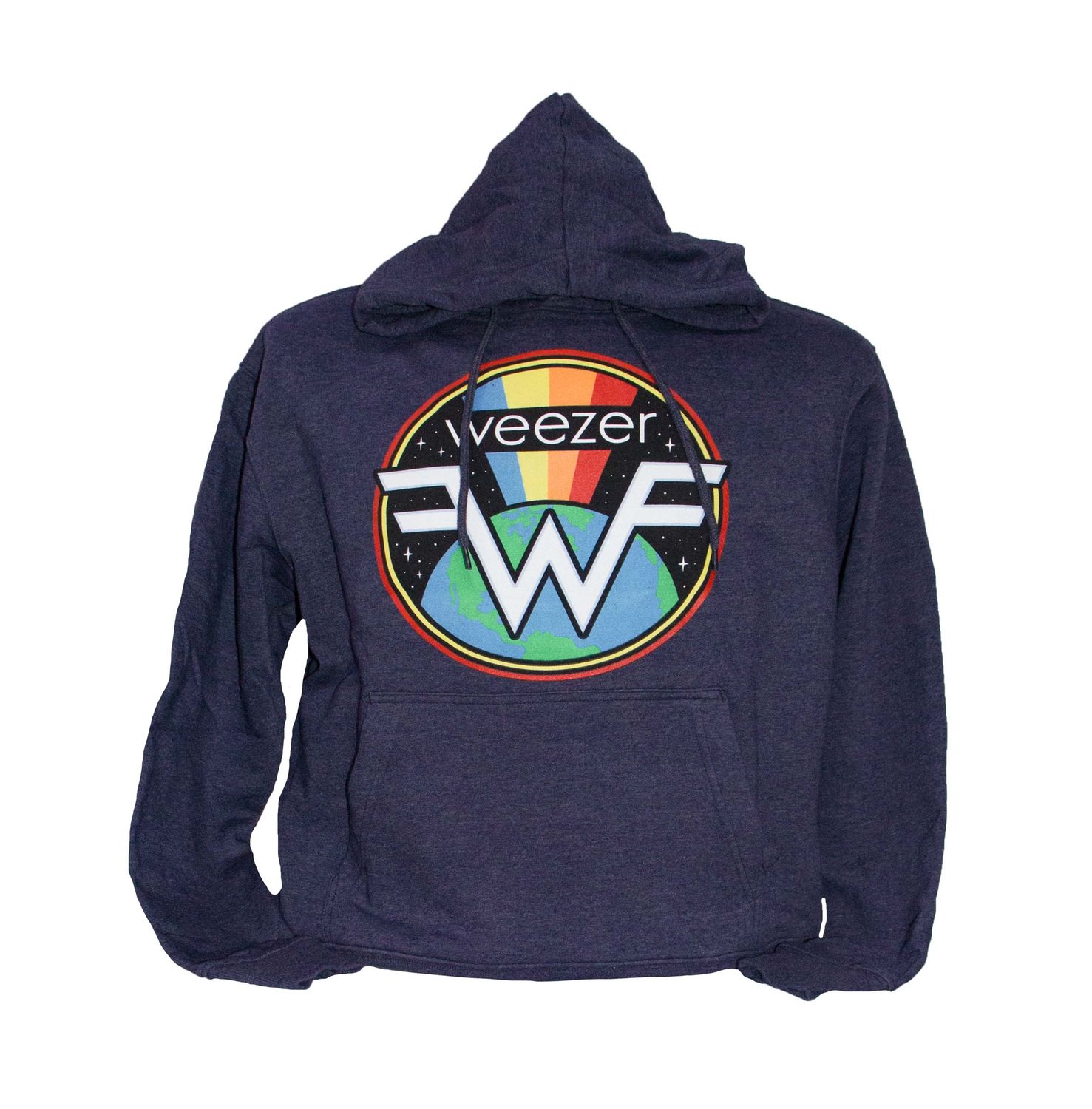 Weezer - Classic Logo Pullover Hoodie - NAVY