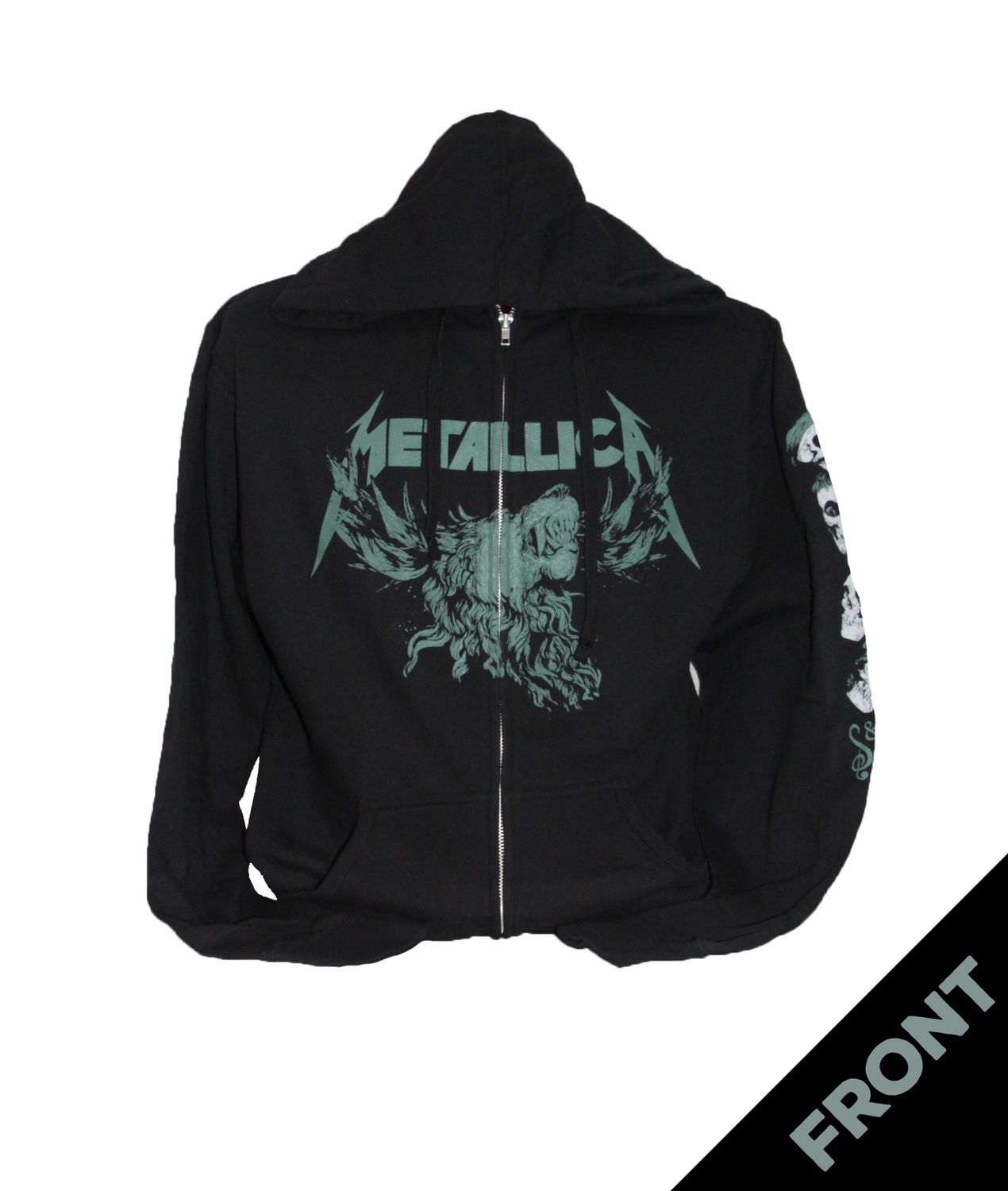 Metallica S&amp;M Moose Zip-Up Hoodie - Black