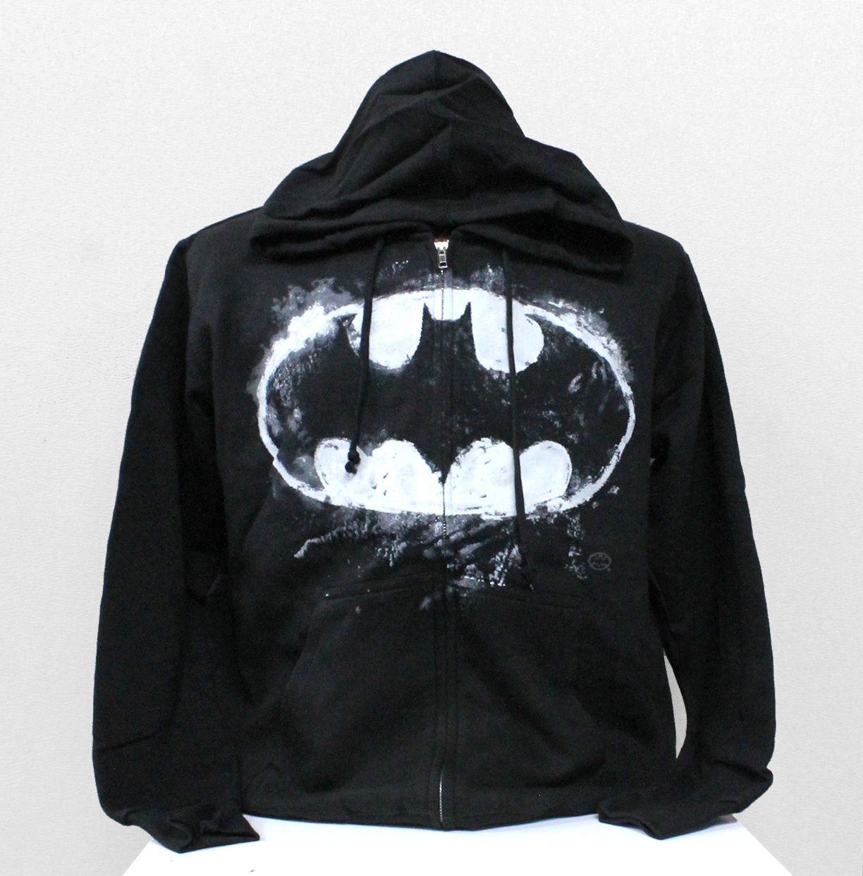 Batman Chalk Logo - Black Hoodie