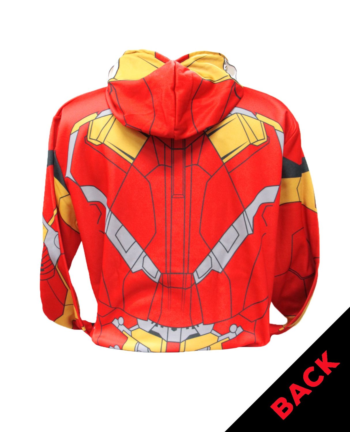 Iron Man Full Zip Character Hoodie