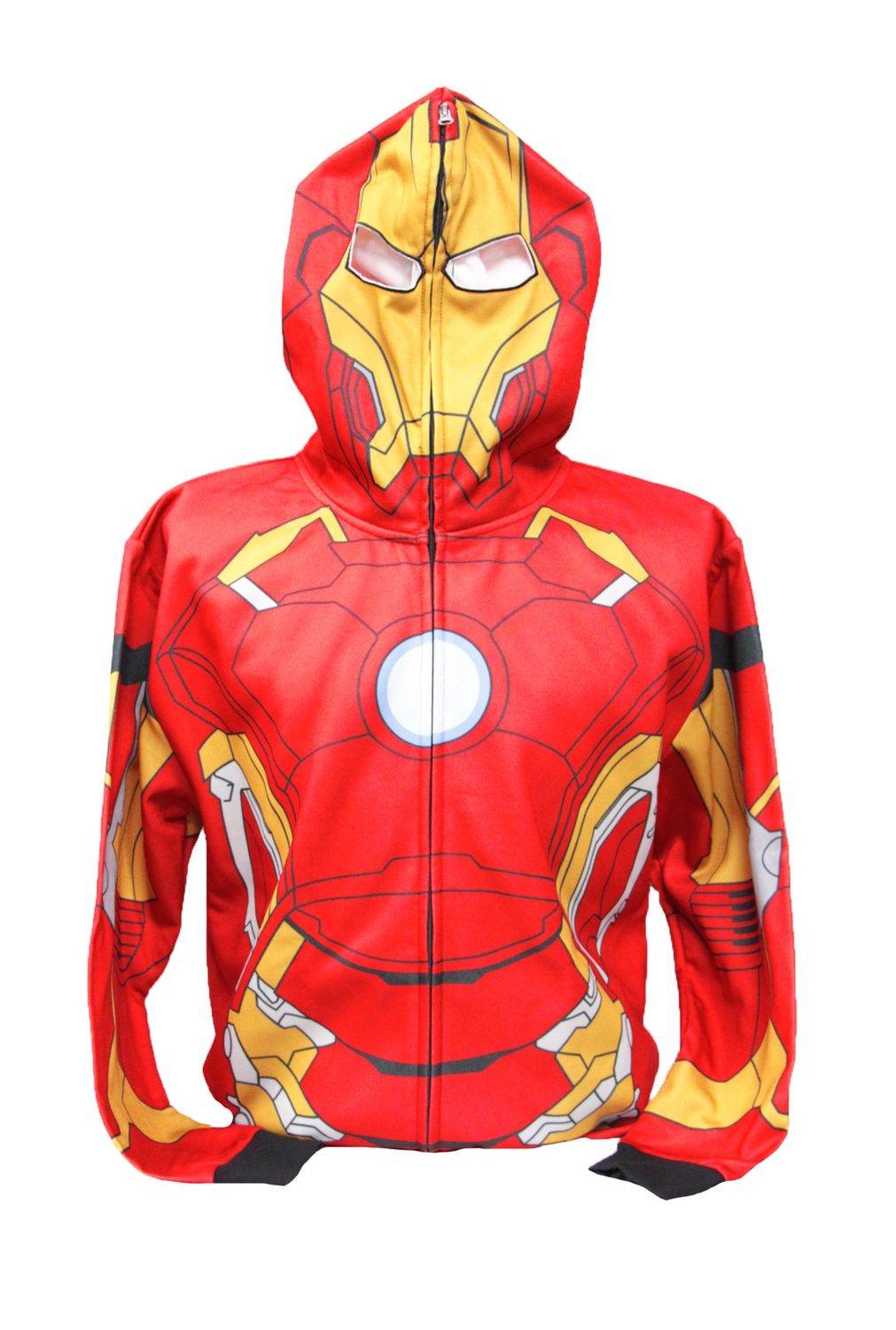 Iron Man Full Zip Character Hoodie