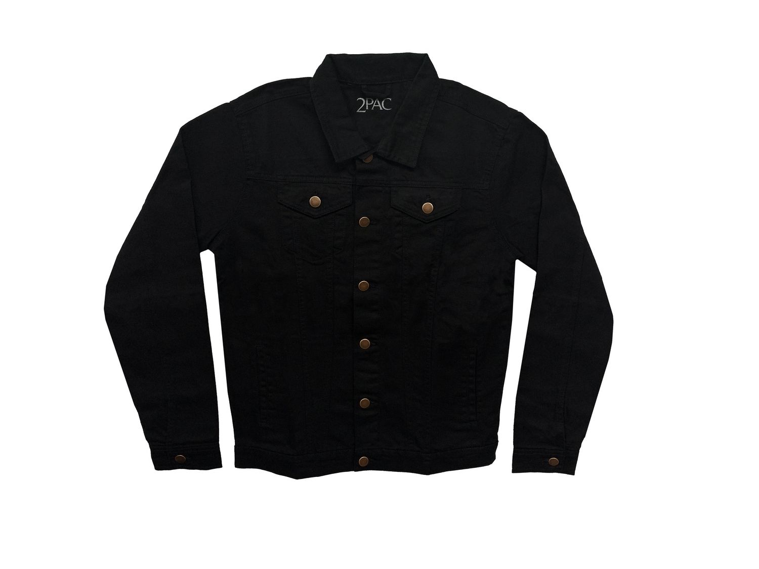Tupac Jean Jacket - BLK
