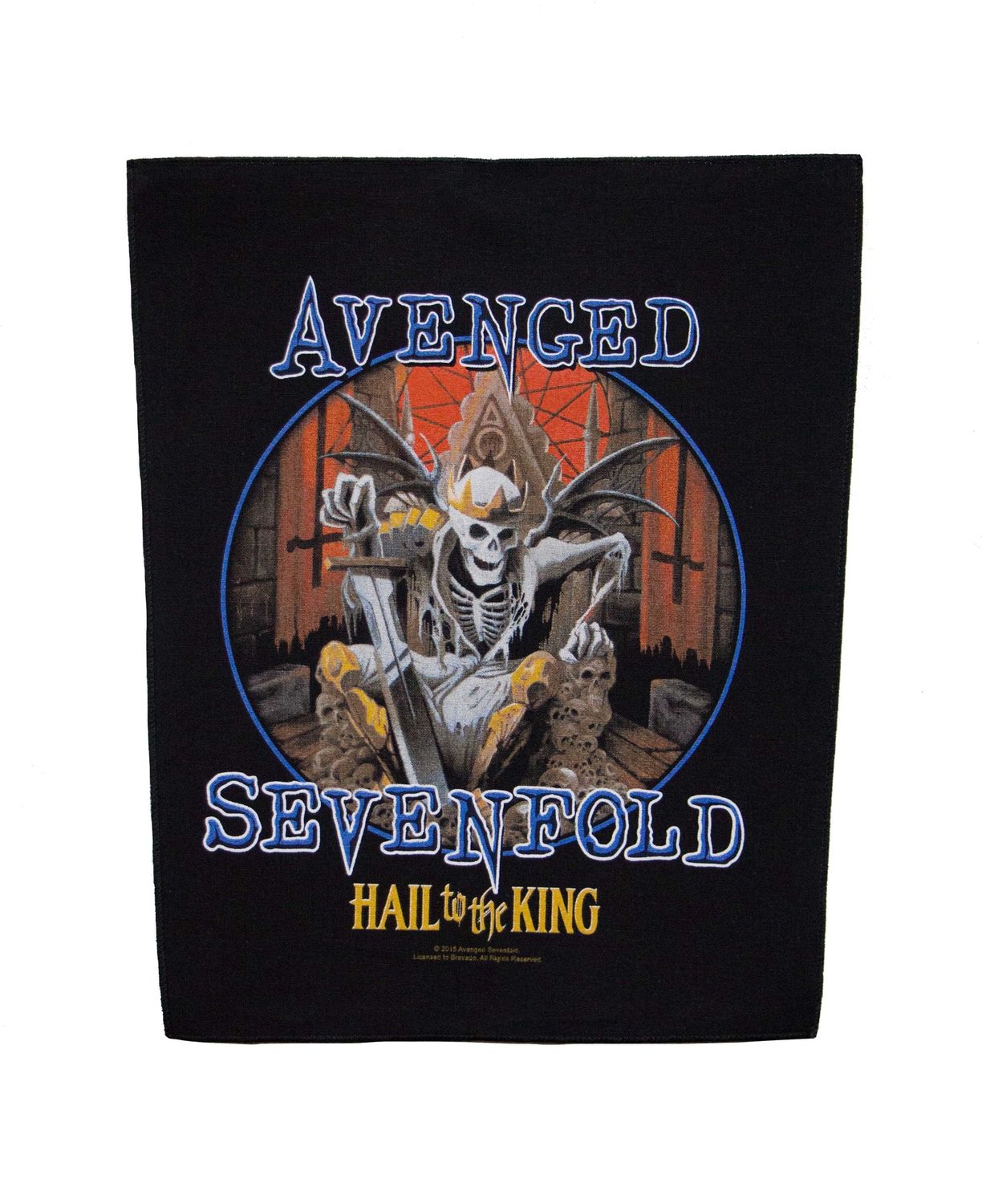 Avenged Sevenfold Skeleton Throne Backpatch