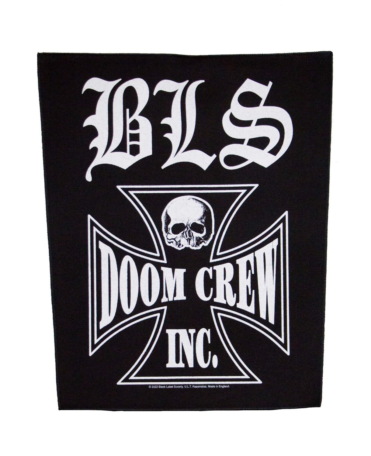 Black Label Society Doom Crew Backpatch