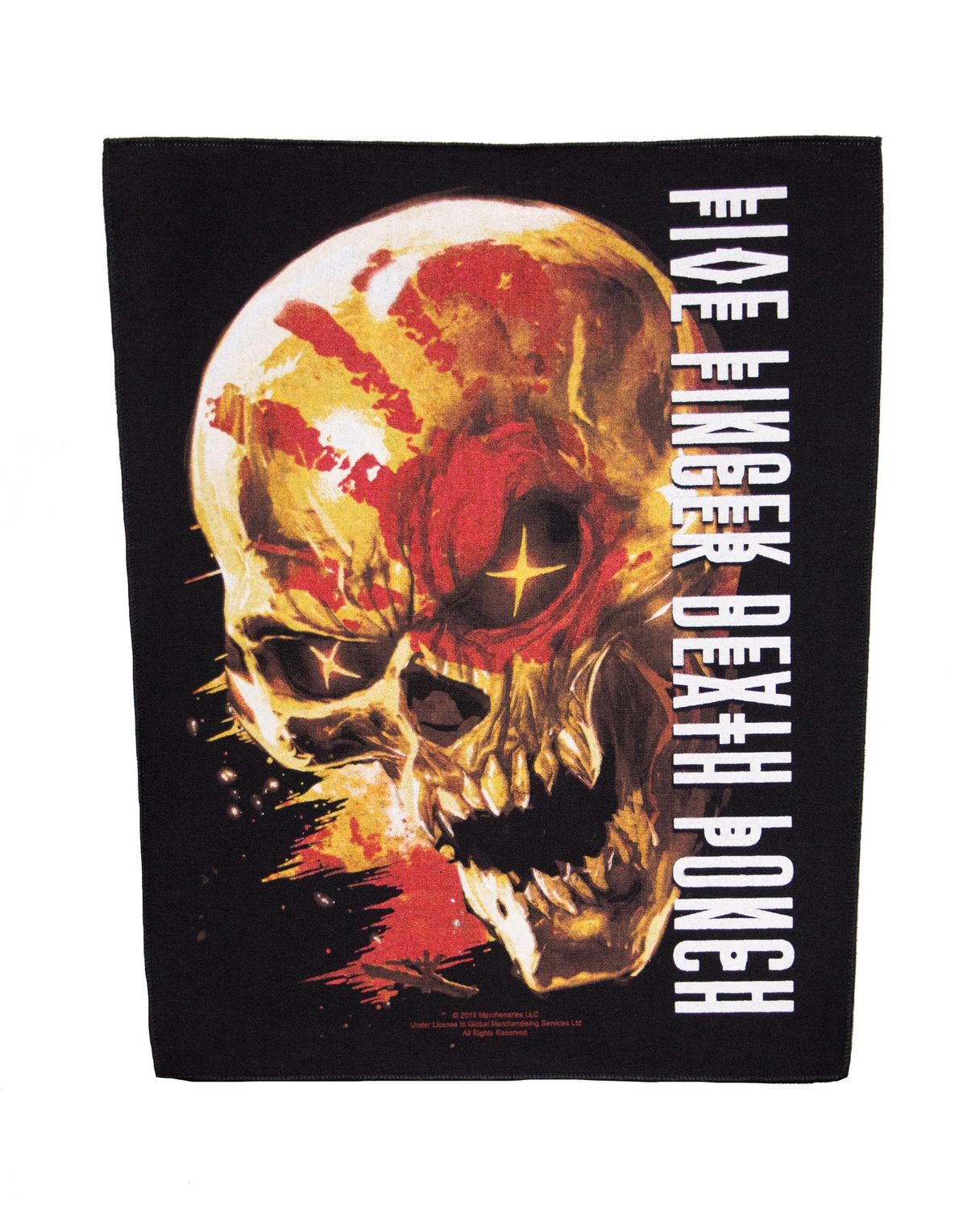 Five Finger Death Punch Bloody Skull Backpatch