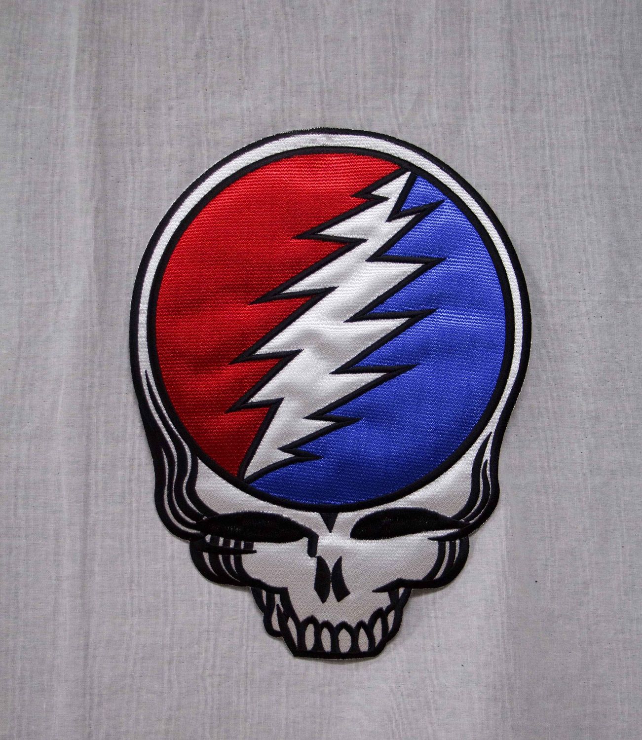 Grateful Dead SYF Oversize Cut-Out Iron-On Backpatch