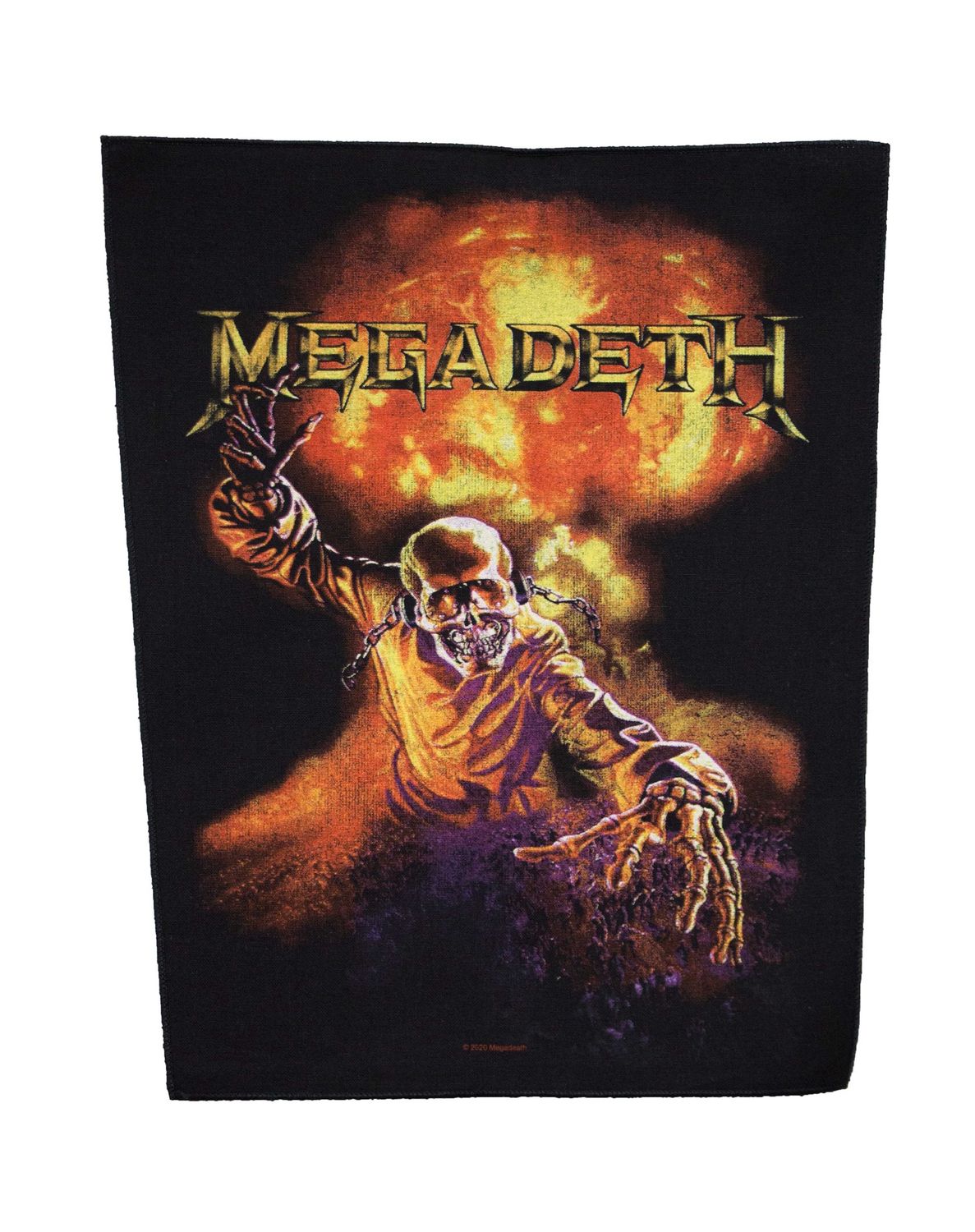 Megadeth Explosion Backpatch