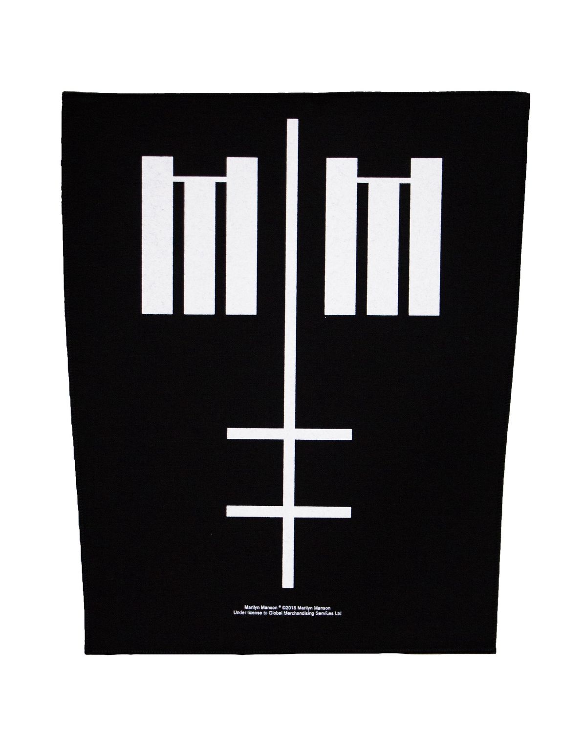 Marilyn Manson MM Logo Backpatch