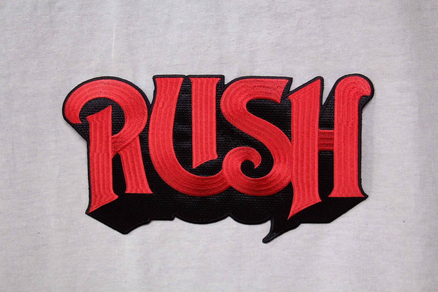 Rush Logo Oversized Iron-On Backpatch
