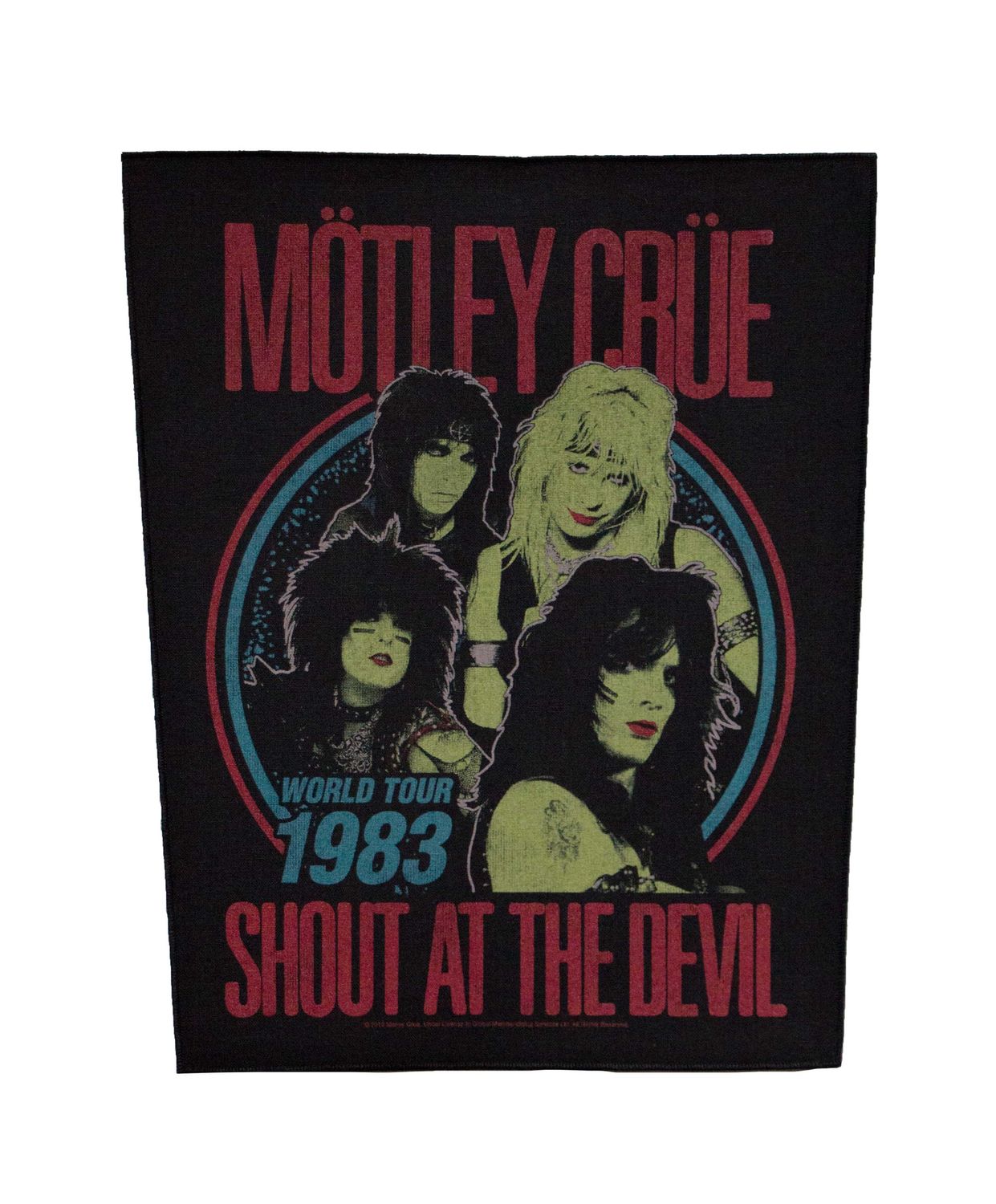 Motley Crue Shout at the Devil Backpatch