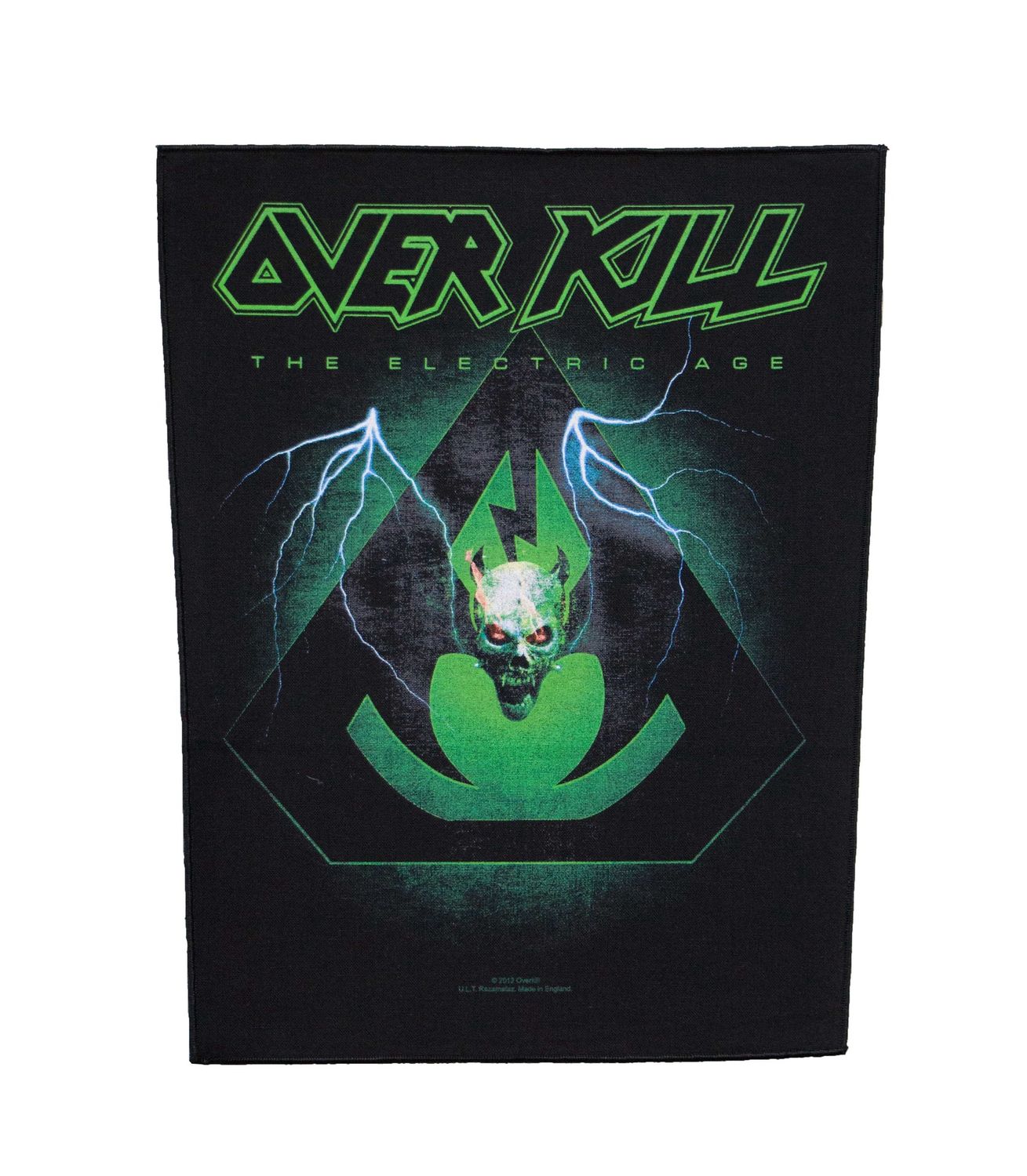 Overkill the Electric Age Backpatch