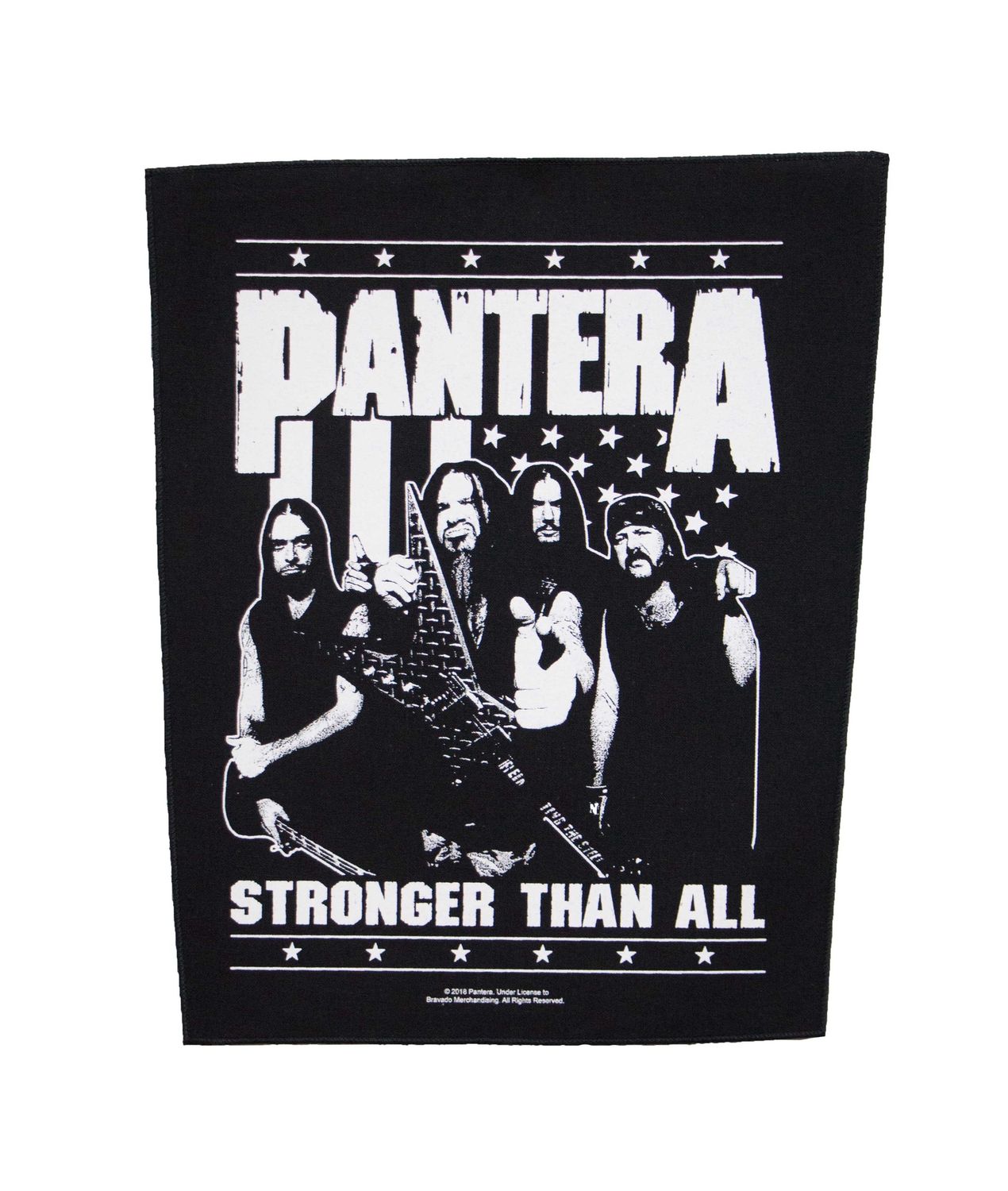 Pantera Stronger Than All Band Photo Backpatch