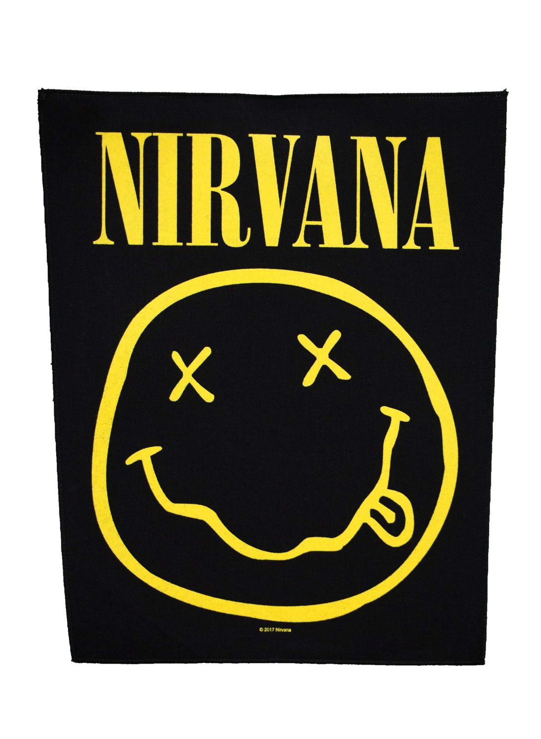 Nirvana Smiley Face Circular Backpatch