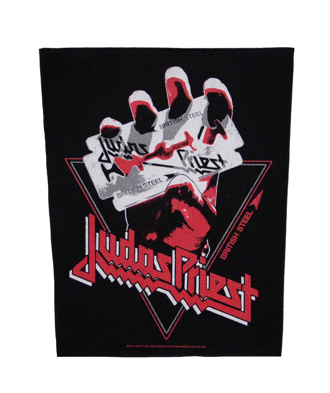 Judas Priest Vintage British Steel Backpatch