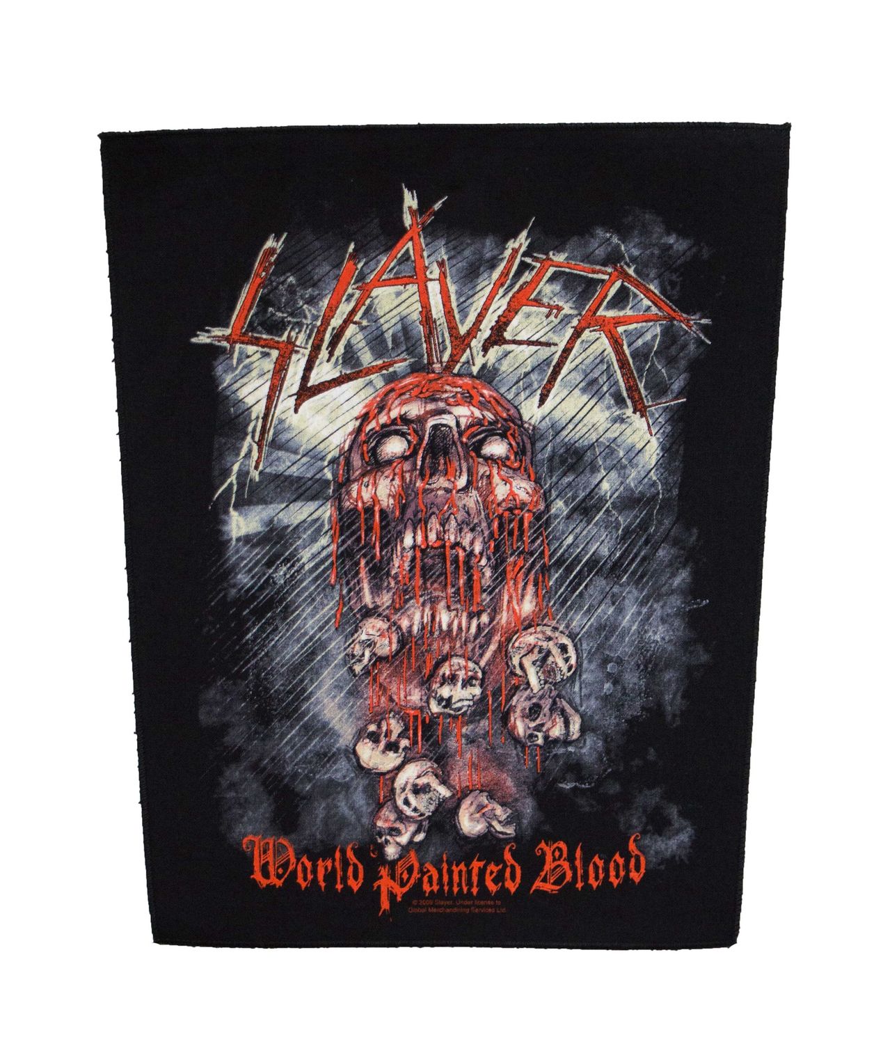 Slayer World Painted Blood Backpatch