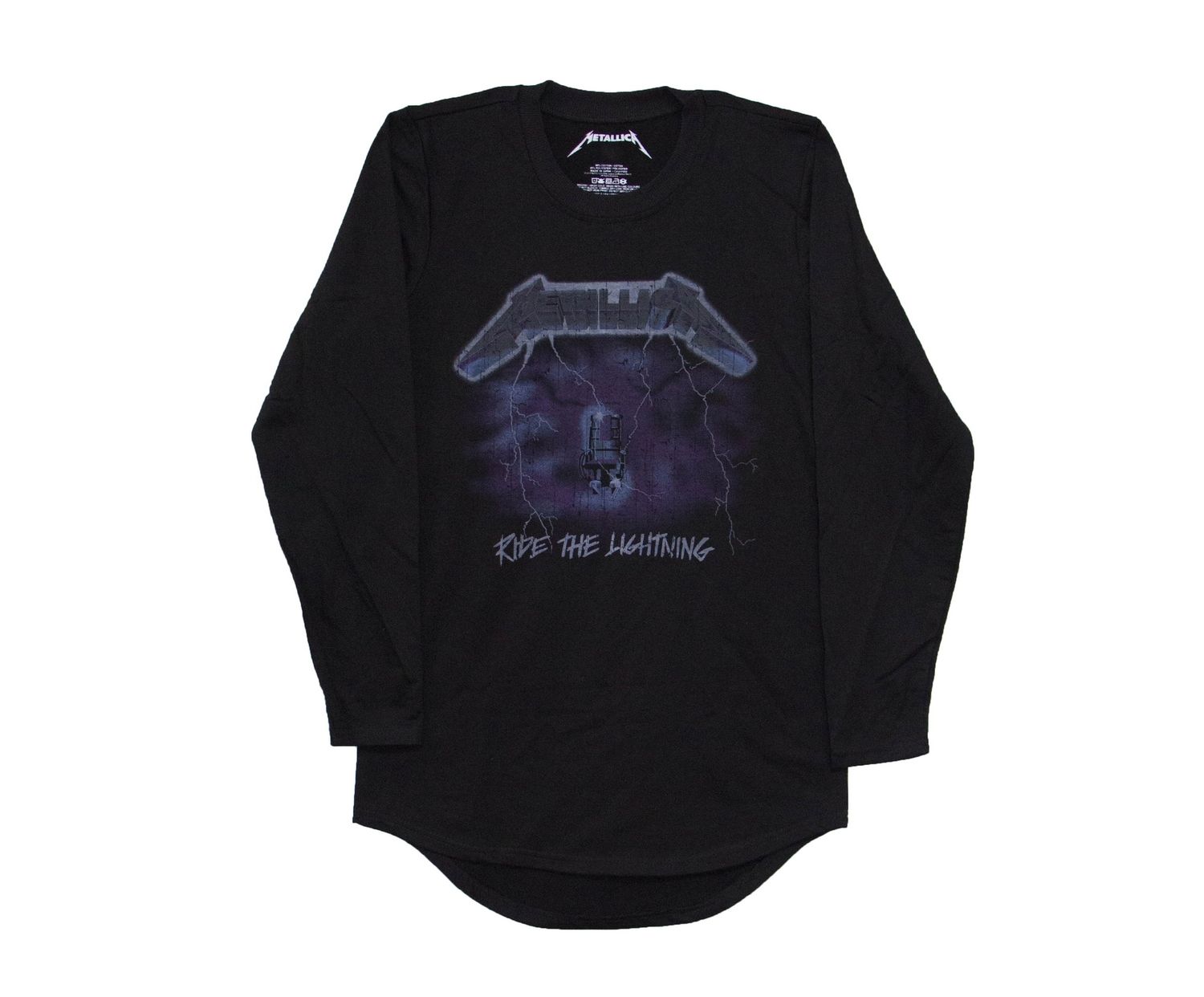 Metallica - Ride the Lightning Faded Crewneck Sweater