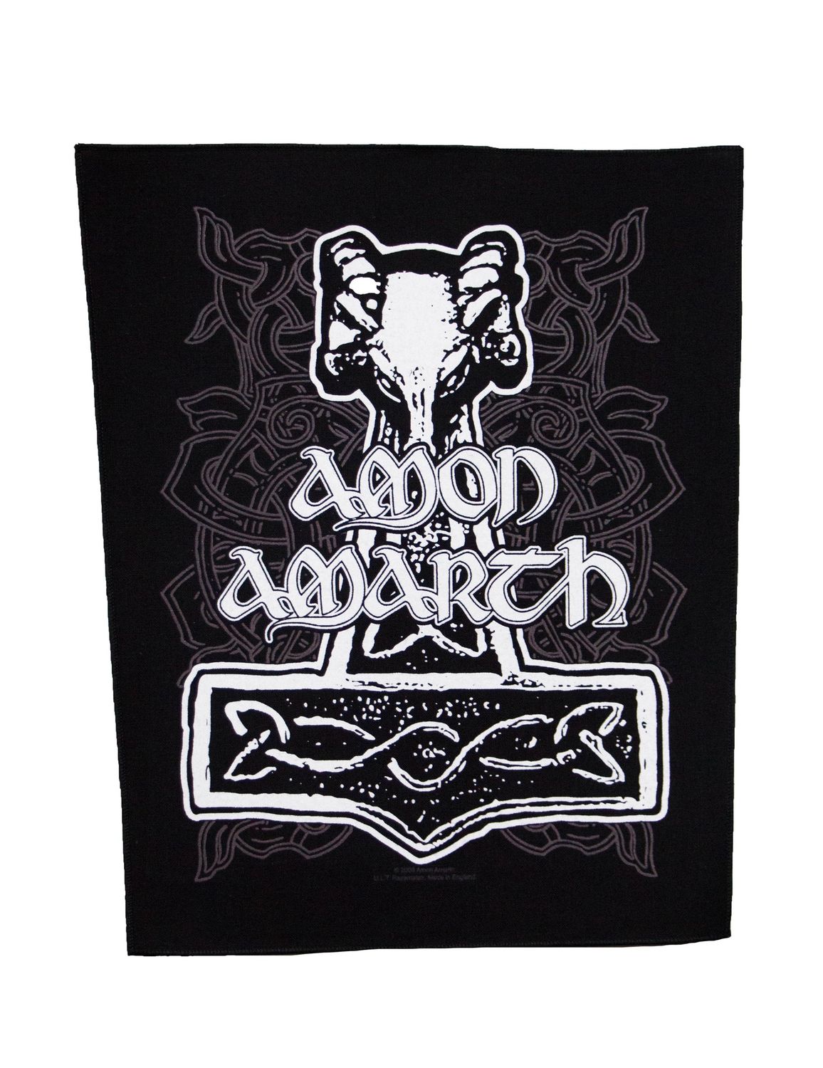 Amon Amarth Thor's Hammer Sew-On Backpatch